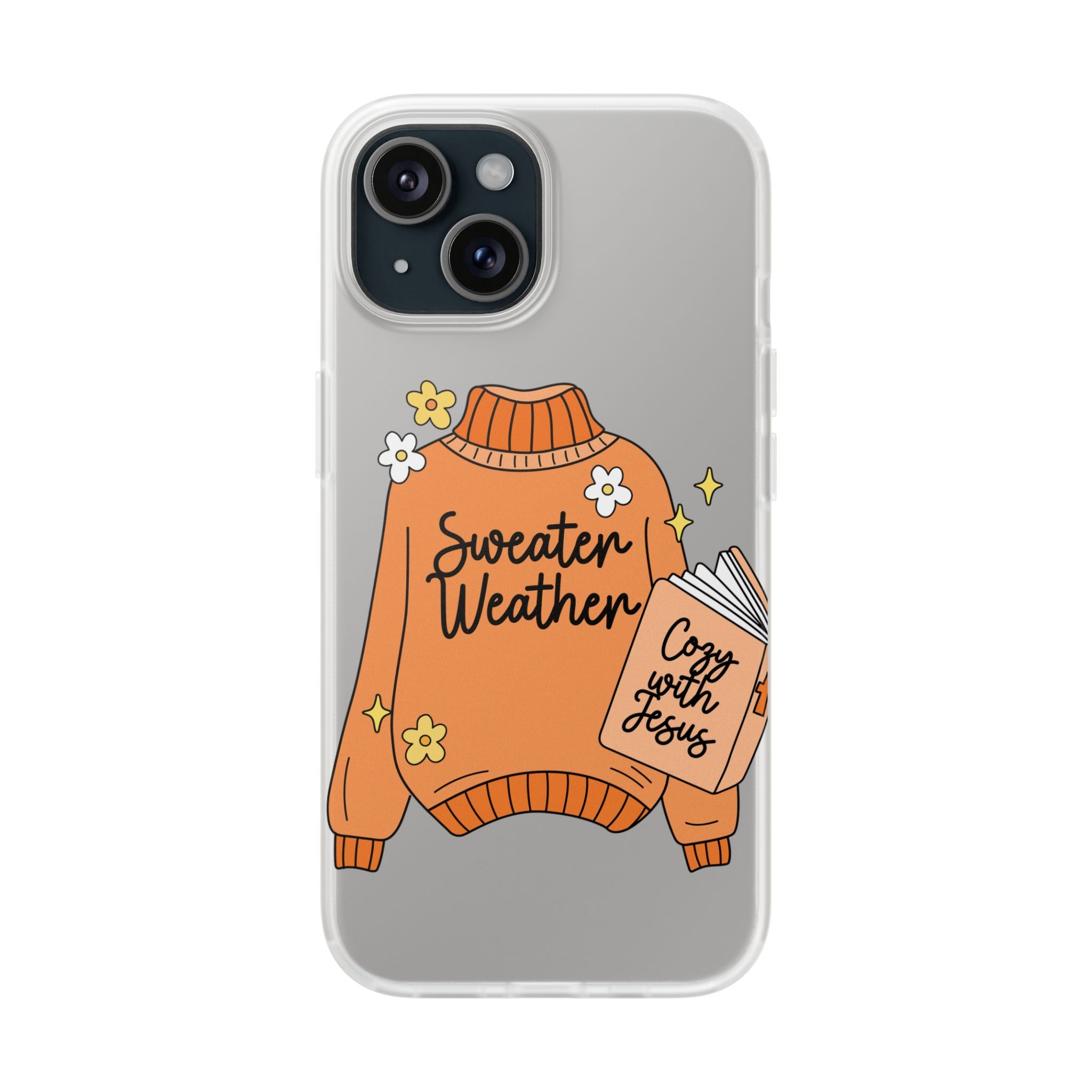 Sweater Weather Phone Case, Cozy Fall Accessories, Cute Autumn Vibes, Ideal Gift for Friends, Phone Cover for Seasonal Style