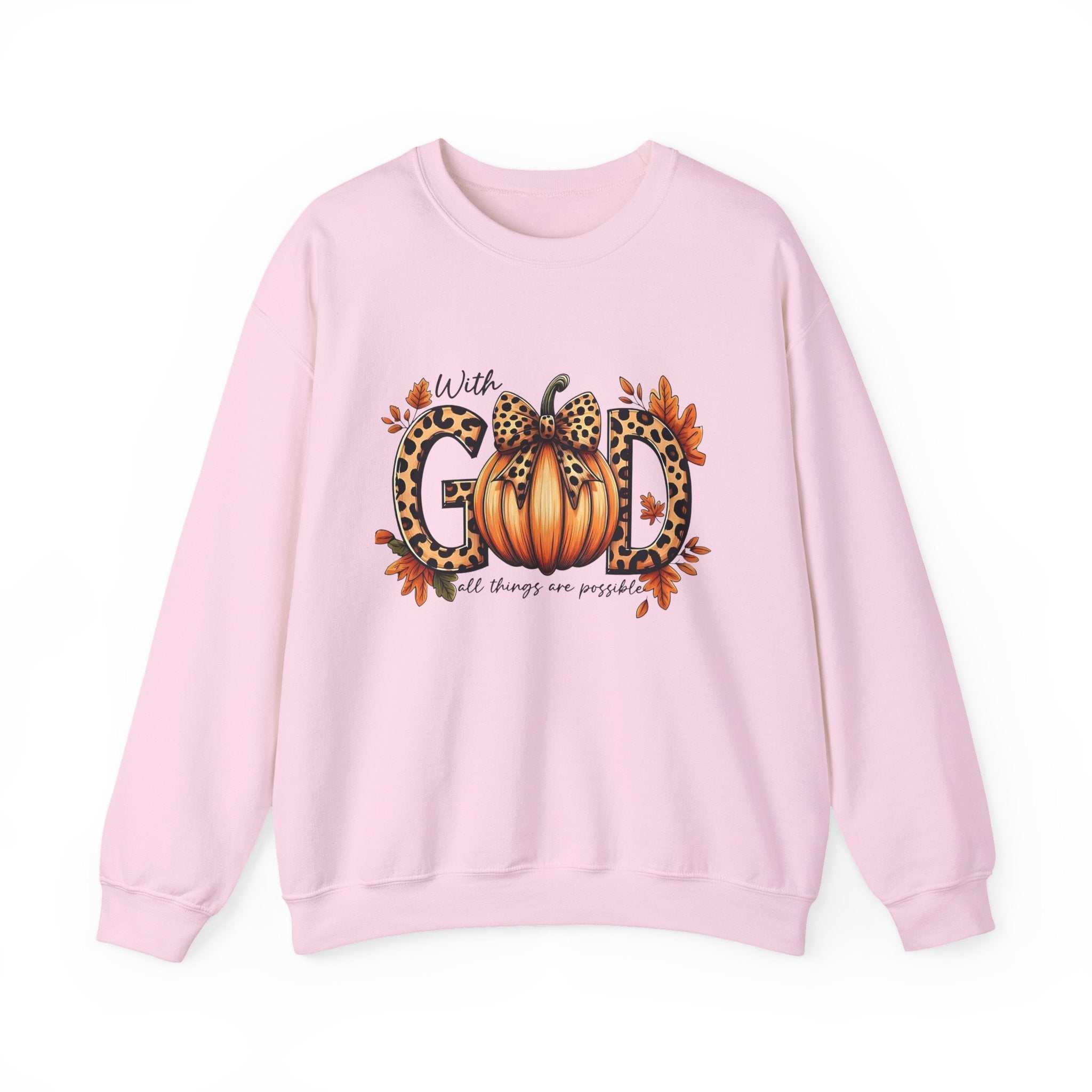With God x Crewneck Sweatshirt