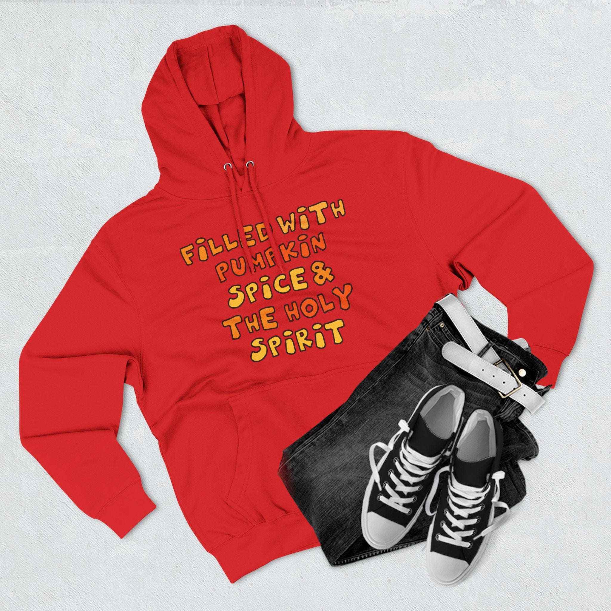Cozy Pumpkin Spice Hoodie, Autumn Sweatshirt