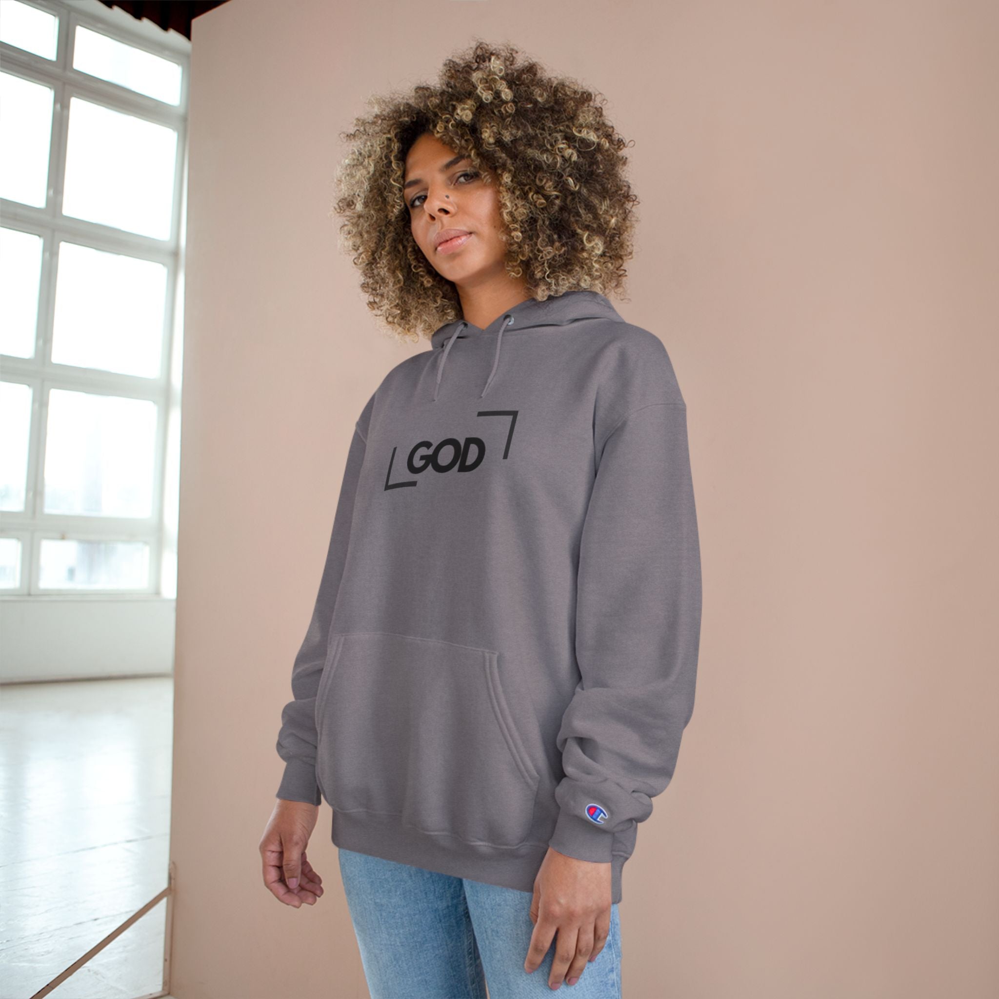 Faith Based Champion Hoodie — Christian Scripture Sweatshirt