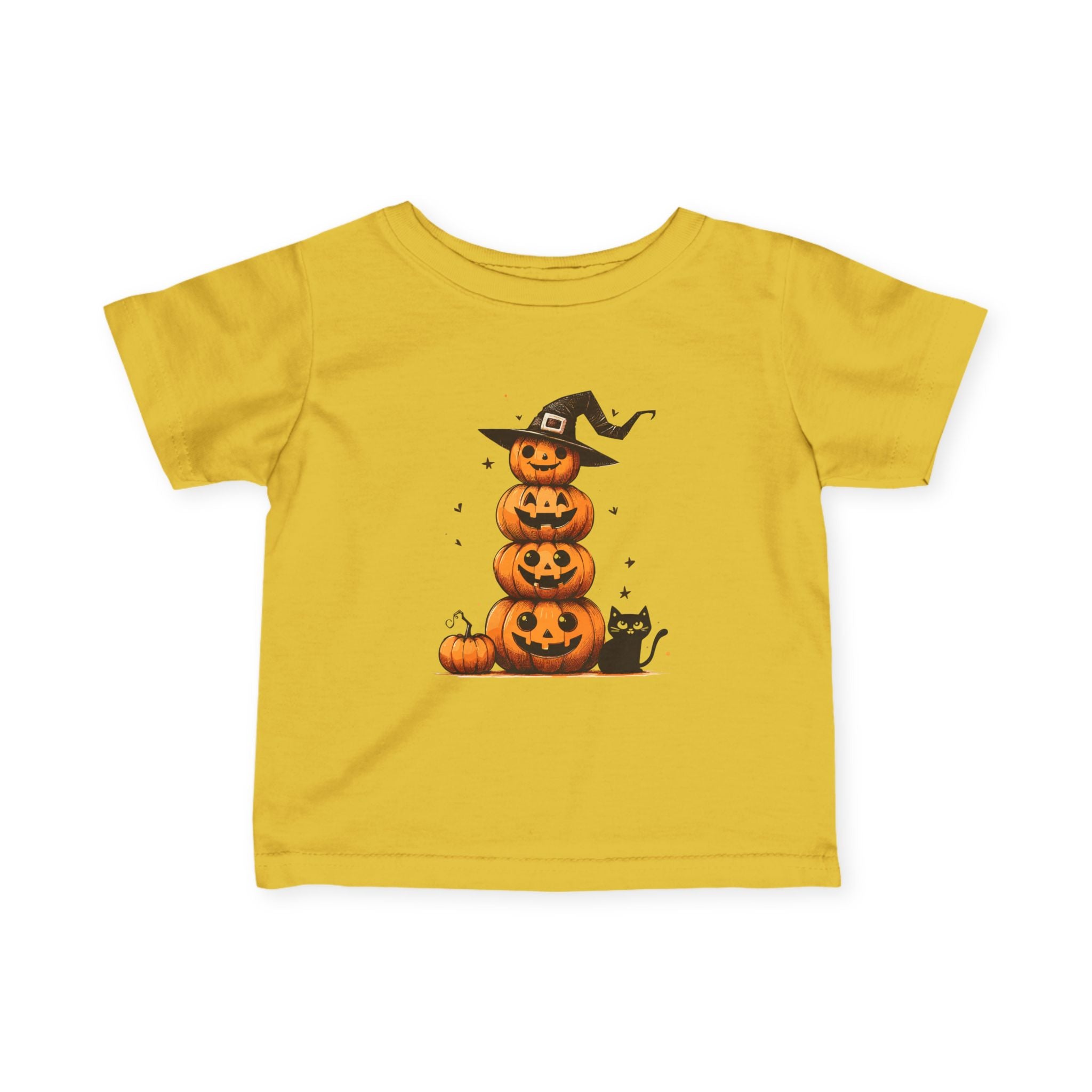 Halloween Pumpkin Infant Tee, Cute Baby Shirt, Toddler Halloween Outfit, Fall Apparel, Baby Costume Tee