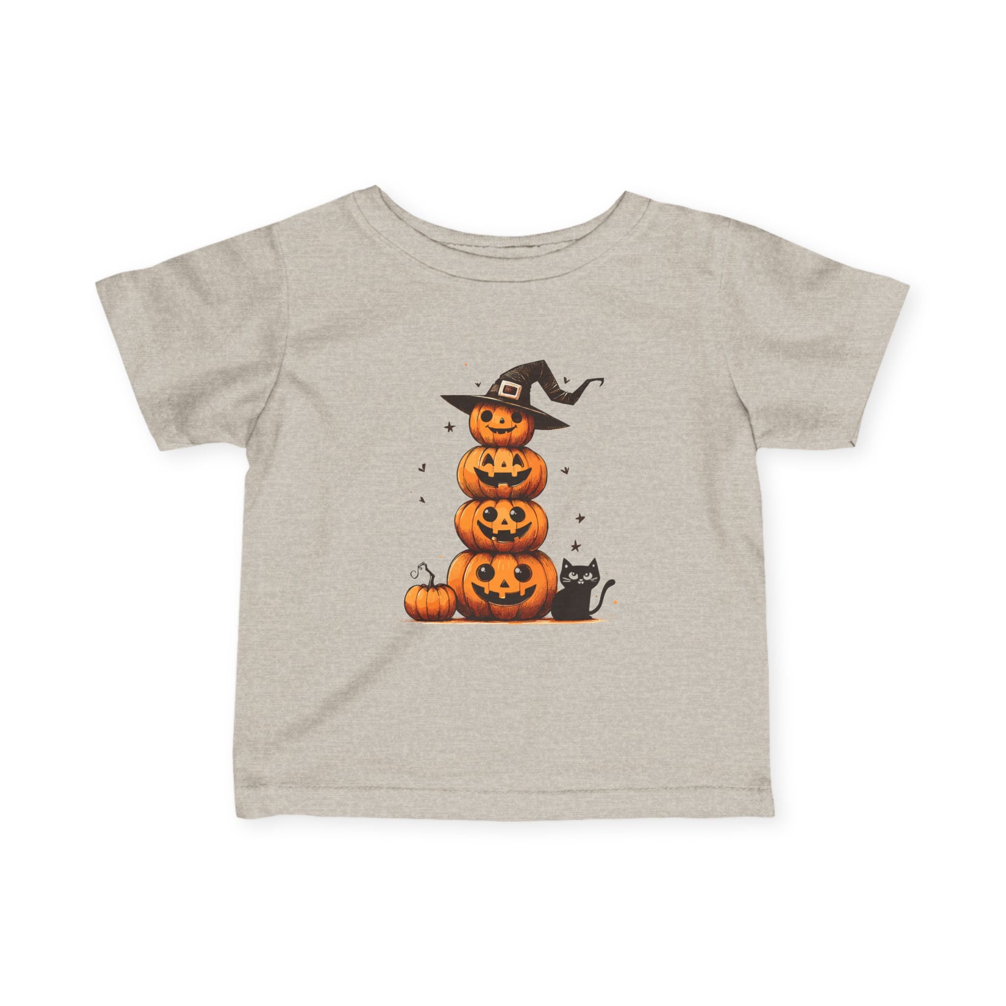Halloween Pumpkin Infant Tee, Cute Baby Shirt, Toddler Halloween Outfit, Fall Apparel, Baby Costume Tee