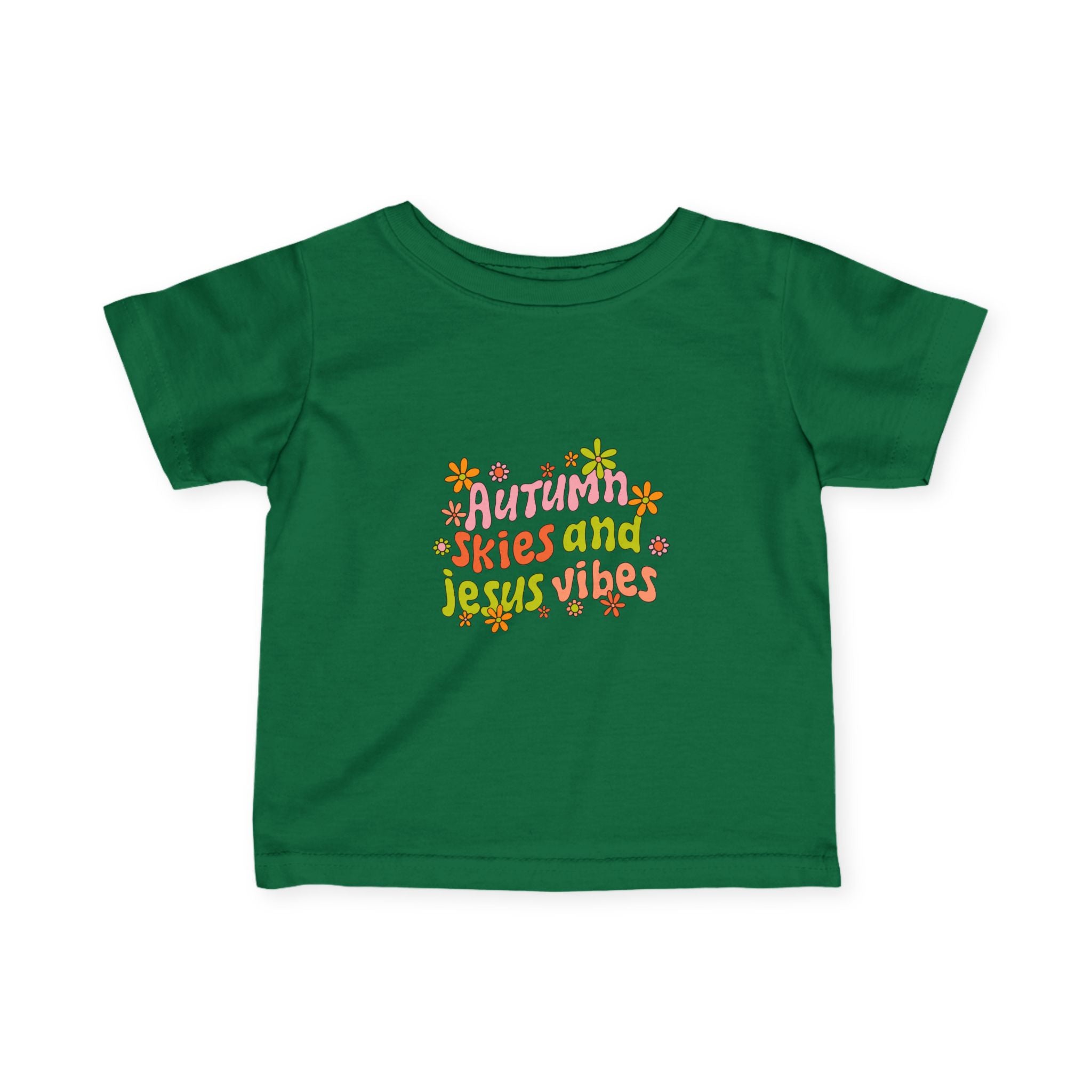 Autumn Vibes Infant Tee, Baby Shirt, Cute Fall Outfit, Toddler Clothing, Baby Shower Gift, Seasonal Baby Apparel