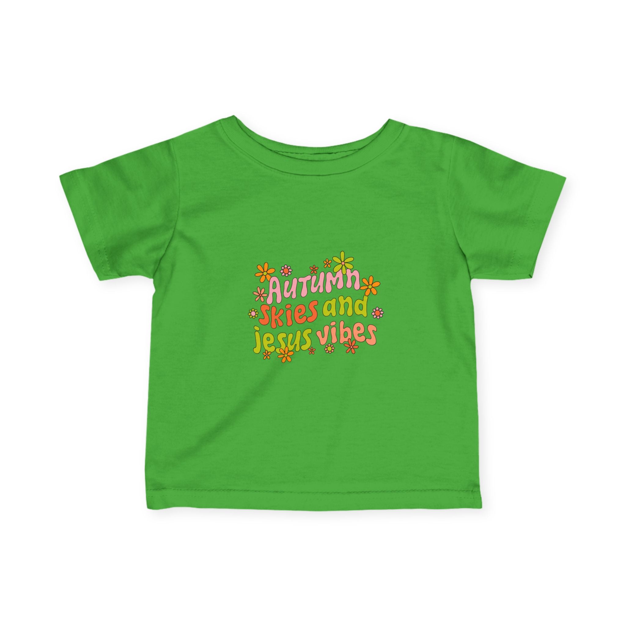 Autumn Vibes Infant Tee, Baby Shirt, Cute Fall Outfit, Toddler Clothing, Baby Shower Gift, Seasonal Baby Apparel