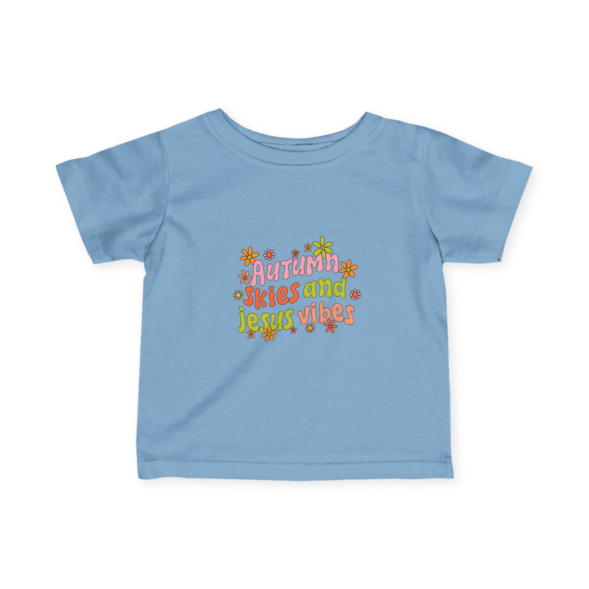 Autumn Vibes Infant Tee, Baby Shirt, Cute Fall Outfit, Toddler Clothing, Baby Shower Gift, Seasonal Baby Apparel