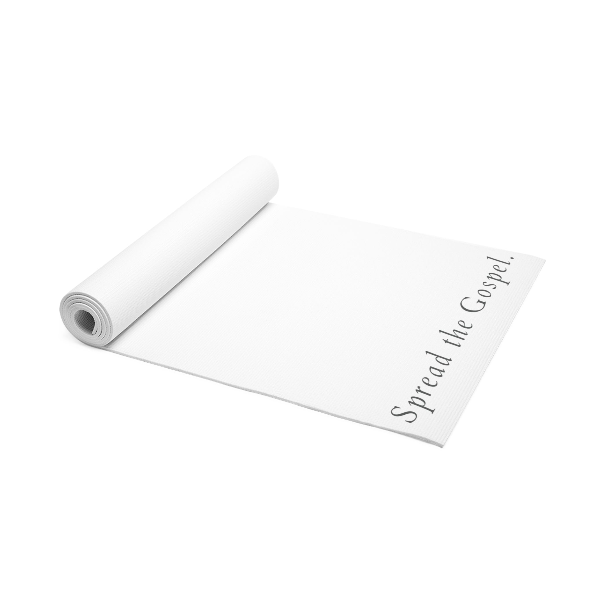 Inspirational Foam Yoga Mat, Home Gym Essentials, Yoga Gifts, Bible Verse Mat, Workout Motivation, Peaceful Meditation