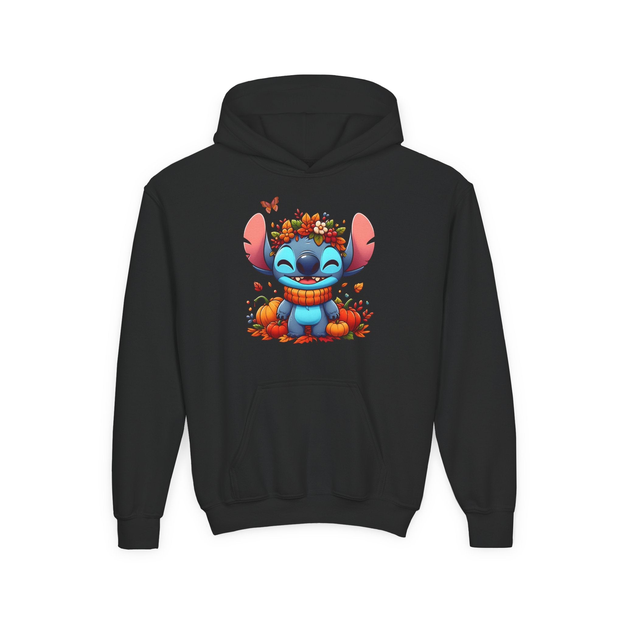 Cozy Youth Sweatshirt with Cute Floral Stitch Design, Great for Fall, Halloween, Gift for Kids, Fun and Stylish Hoodie, Comfort Wear [...]