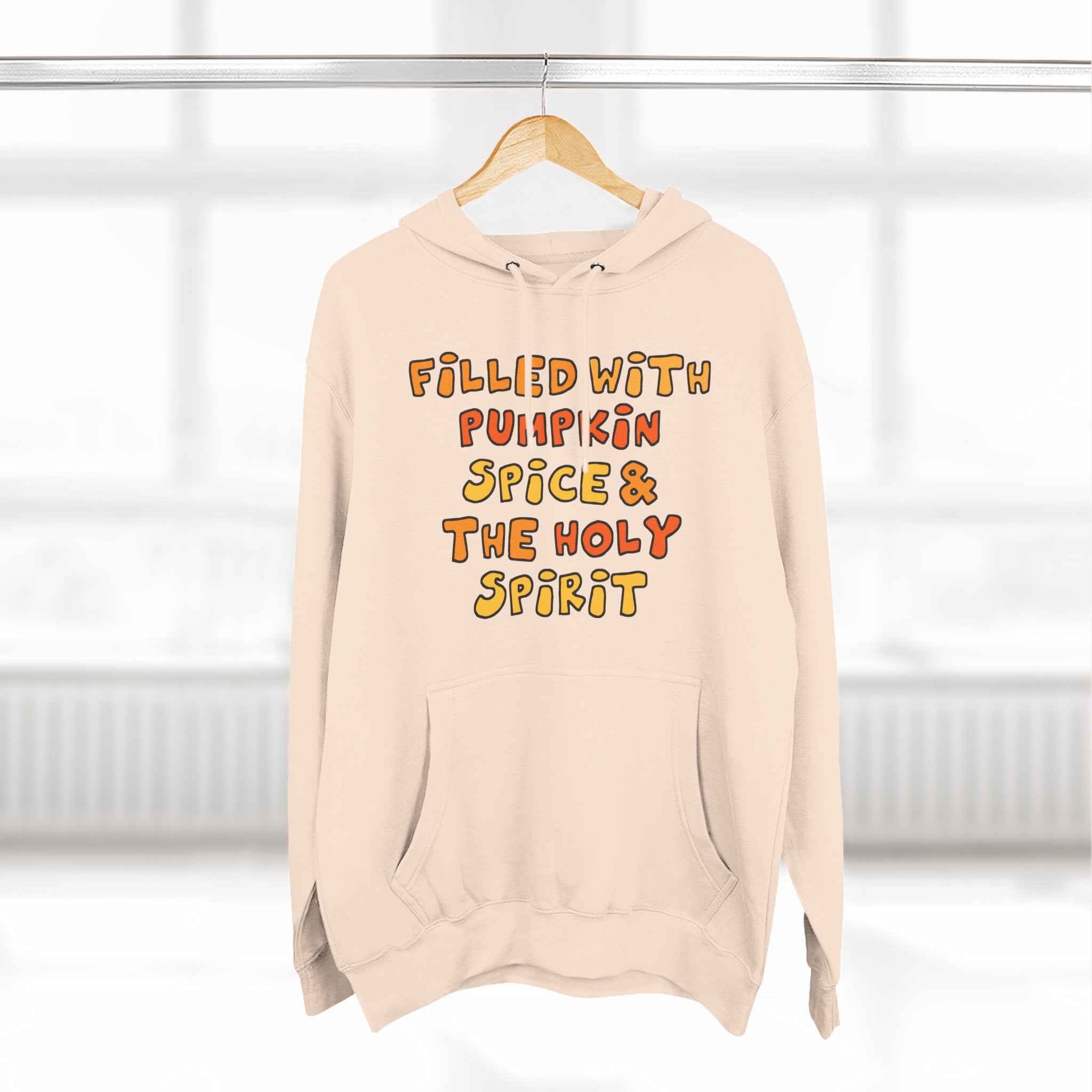 Cozy Pumpkin Spice Hoodie, Autumn Sweatshirt
