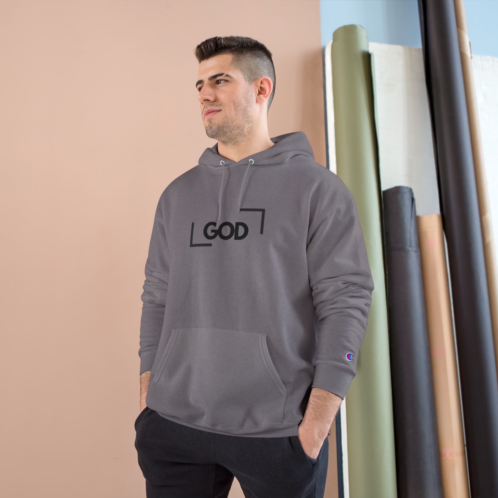 Faith Based Champion Hoodie — Christian Scripture Sweatshirt