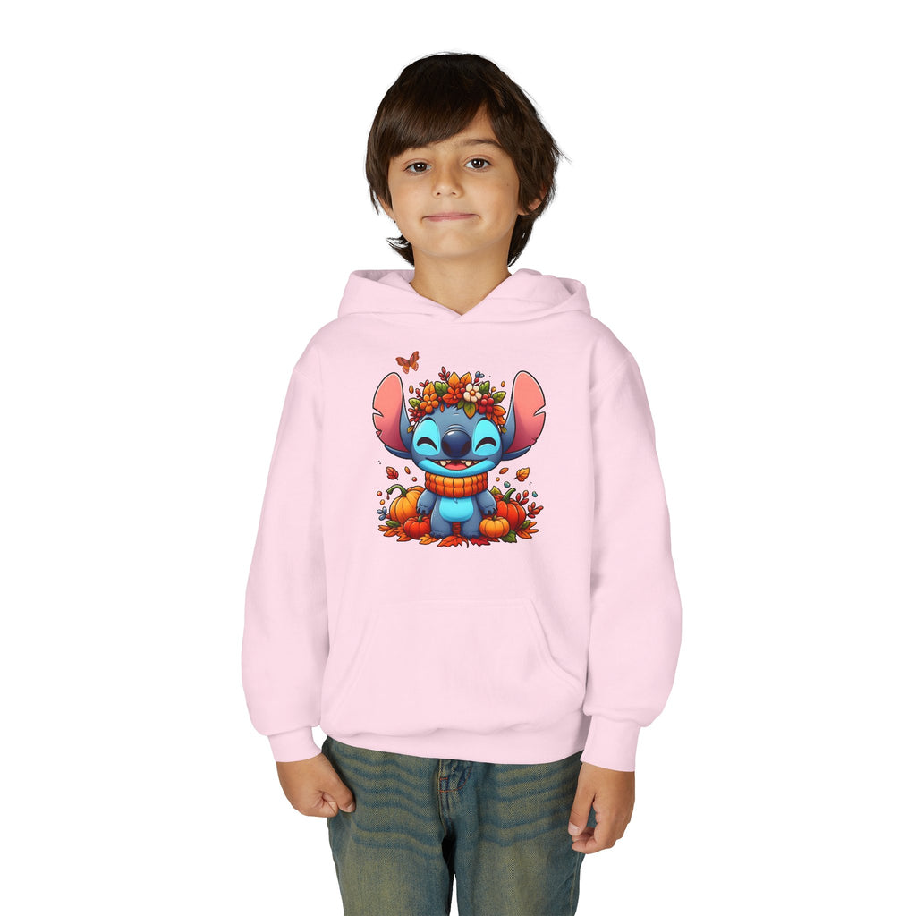 Cozy Youth Sweatshirt with Cute Floral Stitch Design, Great for Fall, Halloween, Gift for Kids, Fun and Stylish Hoodie, Comfort Wear [...]