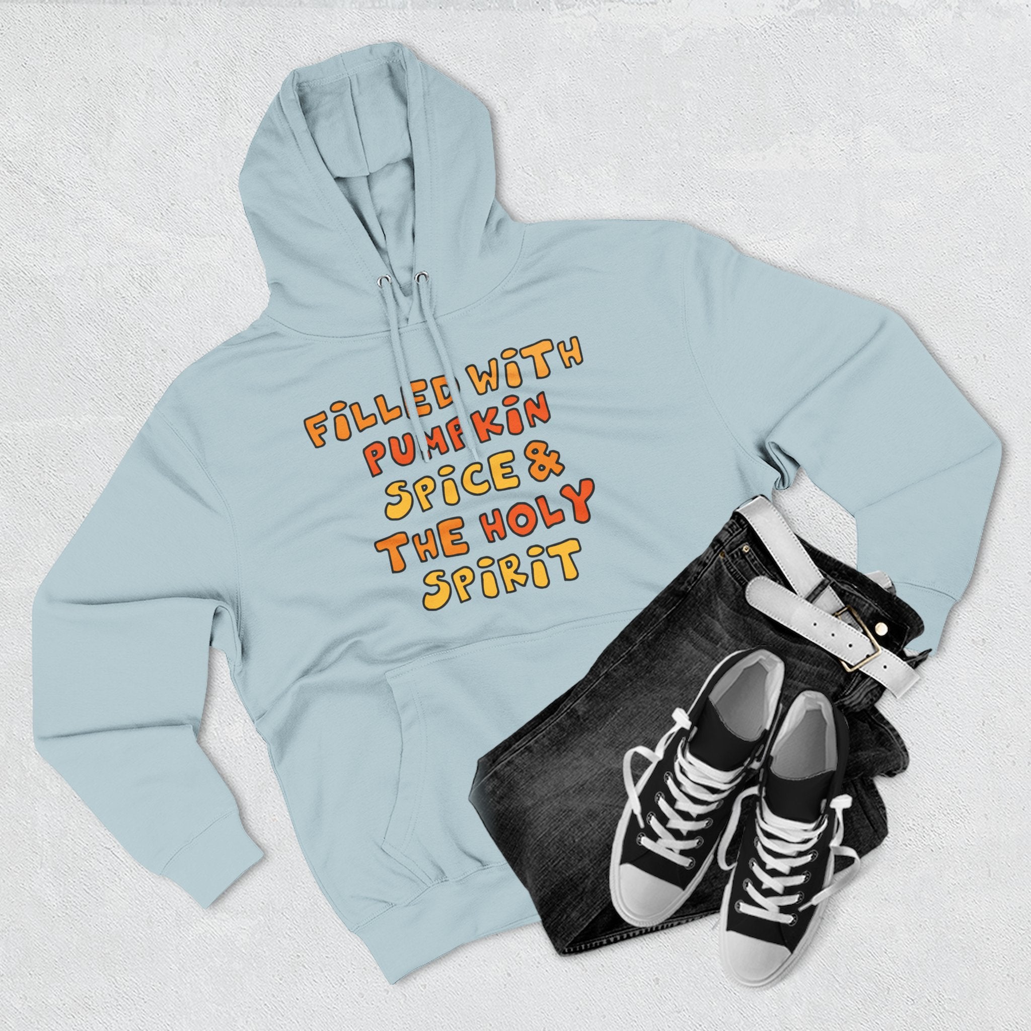 Cozy Pumpkin Spice Hoodie, Autumn Sweatshirt