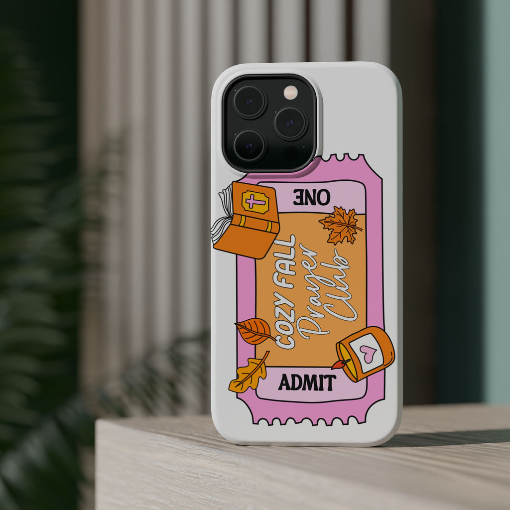 Cozy Fall Phone Case, Autumn Phone Cover, Cute Magnetic Case, Impact-Resistant, Fall Aesthetic Accessories