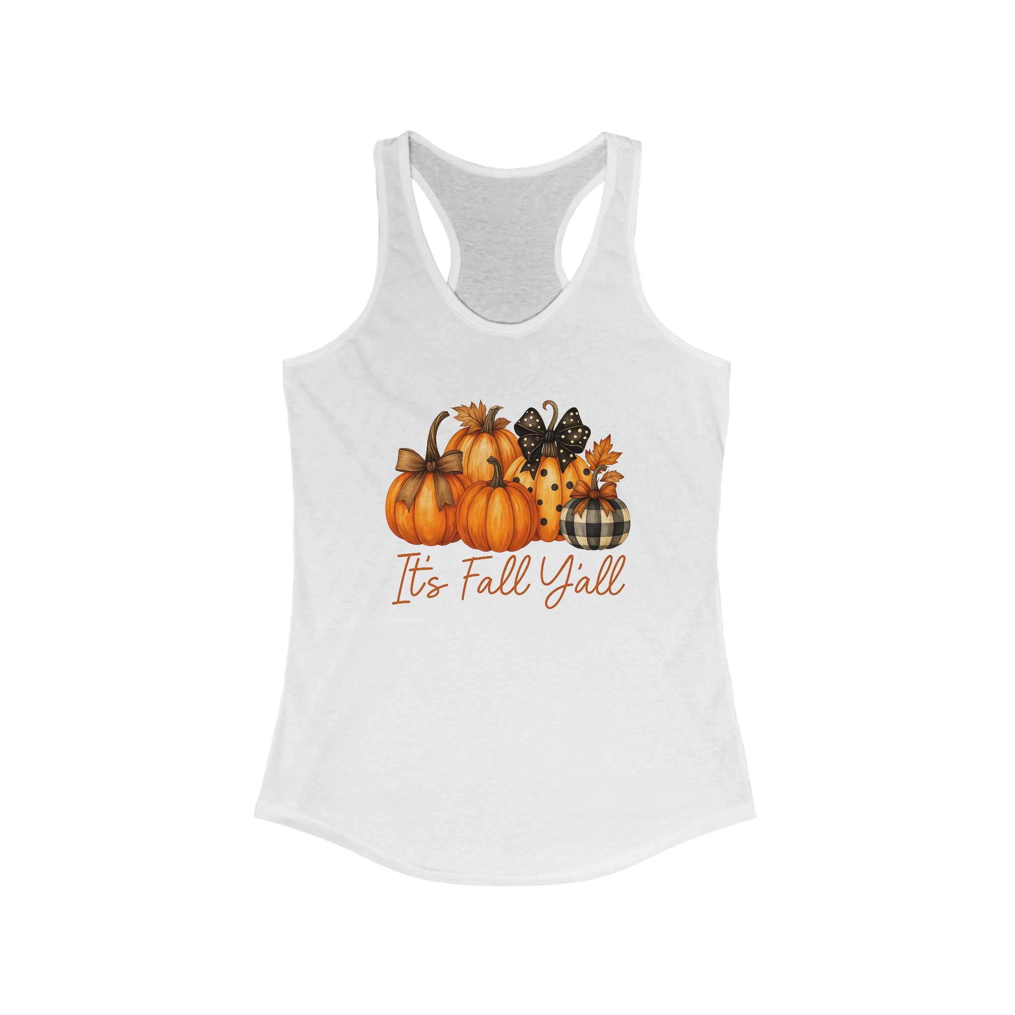 Autumn-Themed Women's Tank Top | Perfect for Fall Harvest, Thanksgiving, Casual Wear, Seasonal Decor, Gift Ideas