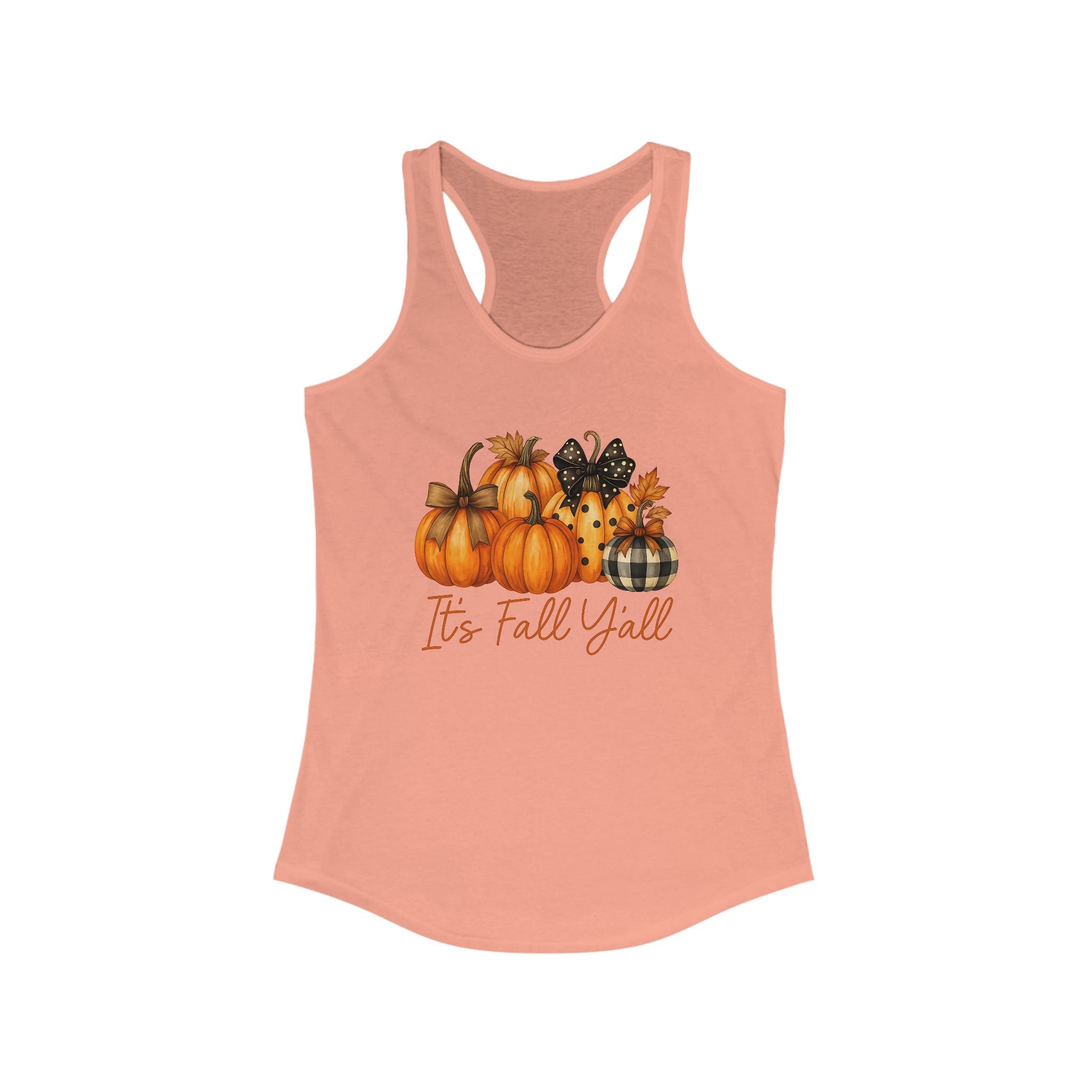 Autumn-Themed Women's Tank Top | Perfect for Fall Harvest, Thanksgiving, Casual Wear, Seasonal Decor, Gift Ideas