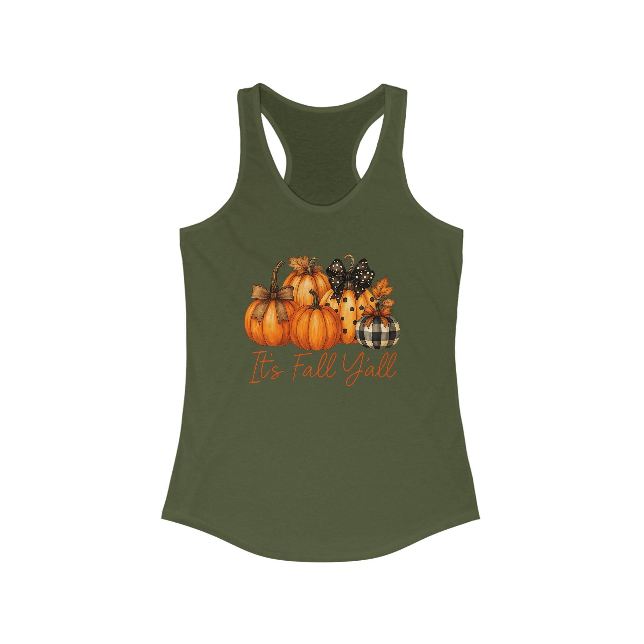 Autumn-Themed Women's Tank Top | Perfect for Fall Harvest, Thanksgiving, Casual Wear, Seasonal Decor, Gift Ideas