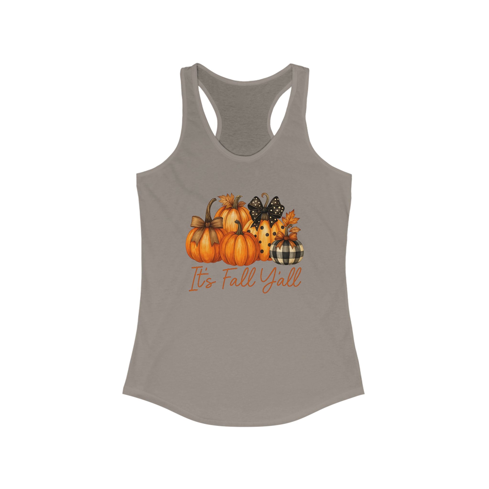 Autumn-Themed Women's Tank Top | Perfect for Fall Harvest, Thanksgiving, Casual Wear, Seasonal Decor, Gift Ideas