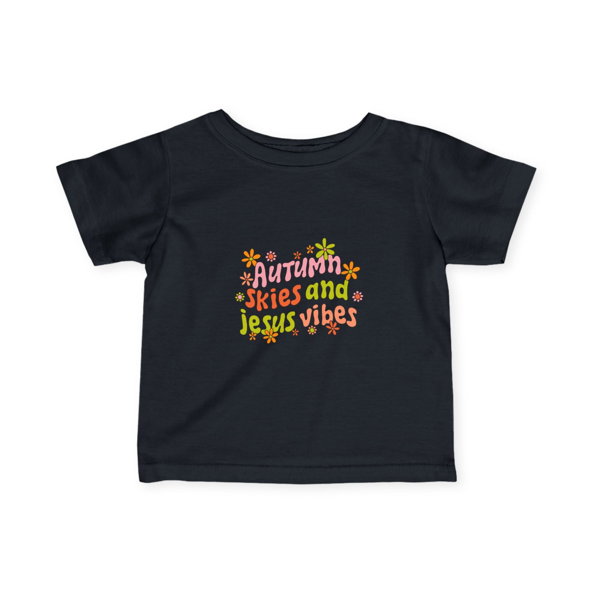 Autumn Vibes Infant Tee, Baby Shirt, Cute Fall Outfit, Toddler Clothing, Baby Shower Gift, Seasonal Baby Apparel