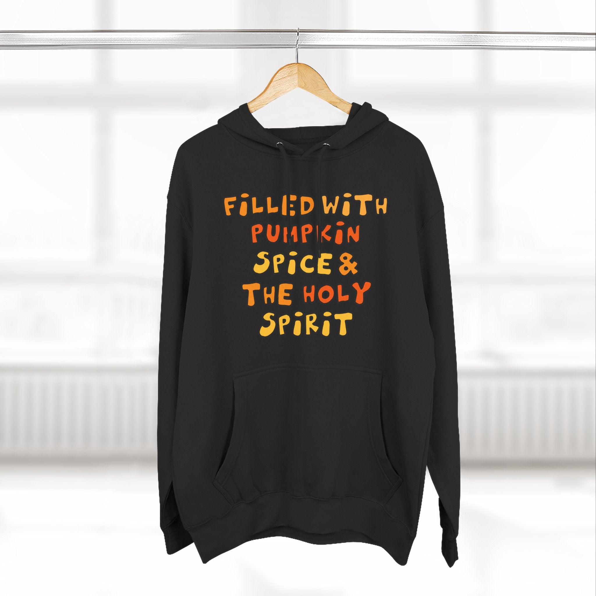Cozy Pumpkin Spice Hoodie, Autumn Sweatshirt