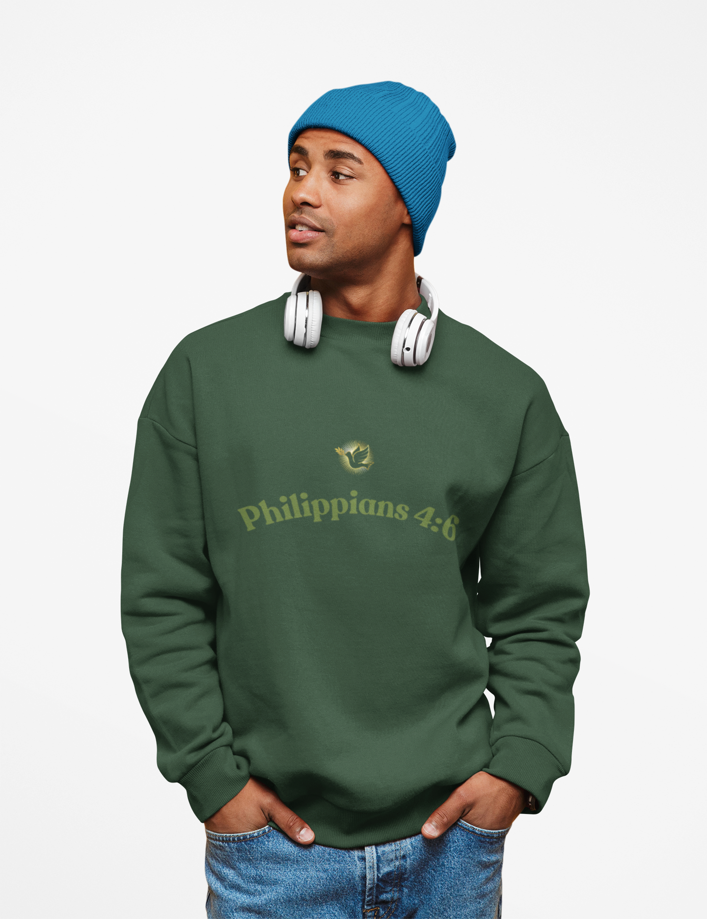 Philippians 4:6 Sweatshirt x Faith~Based Apparel