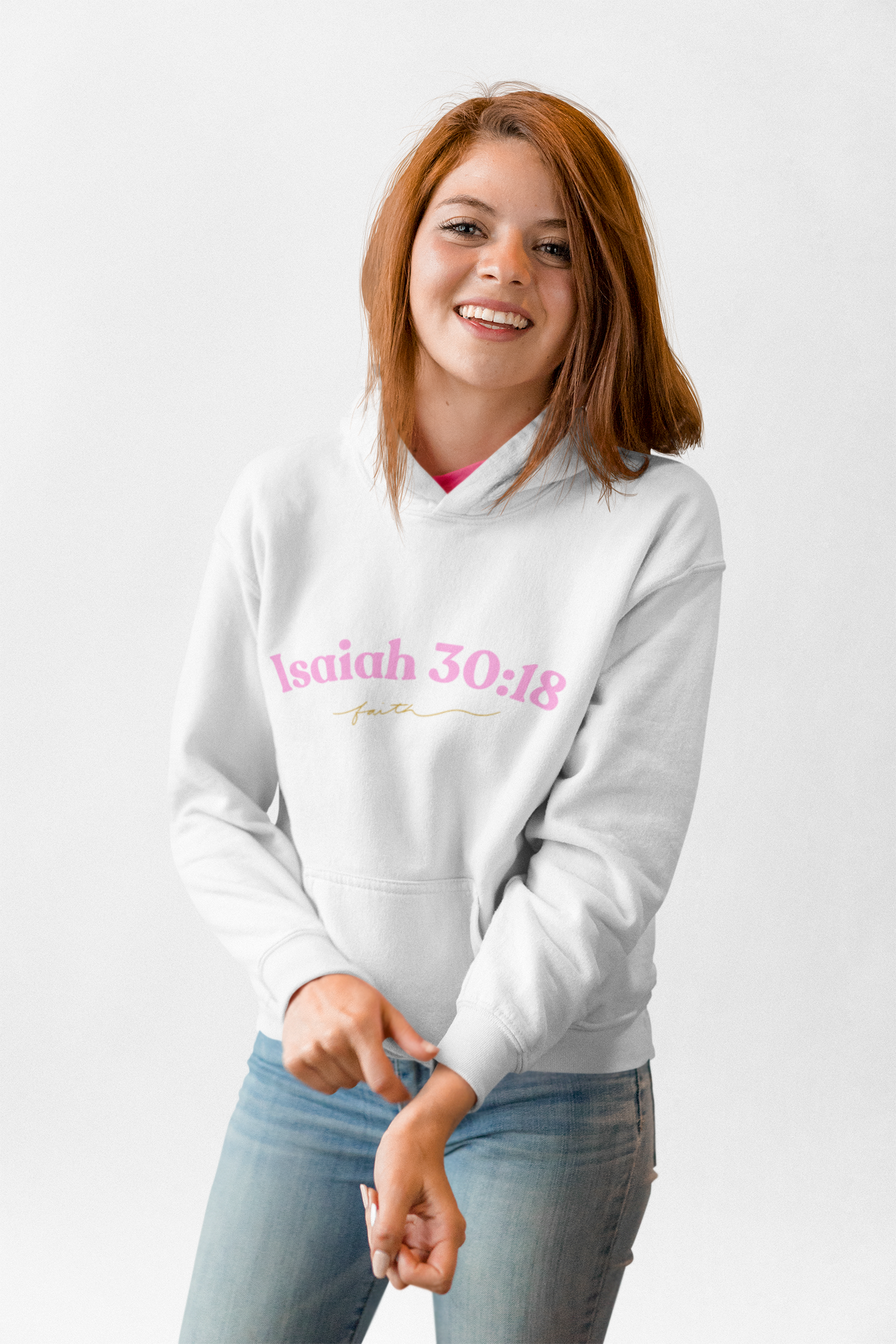 Isaiah 30:18 Hoodie x Faith~Based Apparel