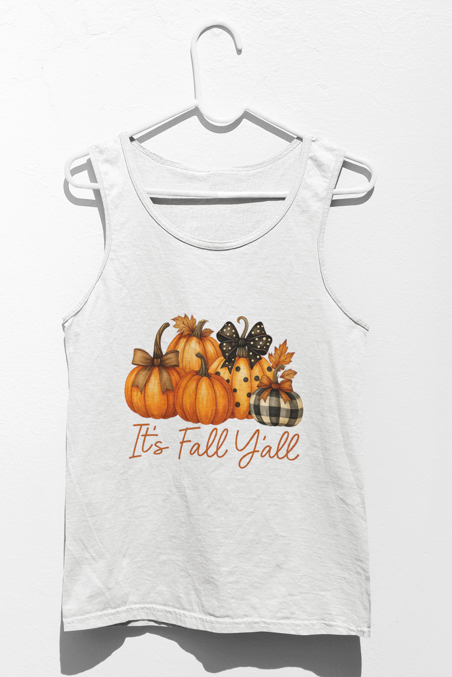 Autumn-Themed Women's Tank Top | Perfect for Fall Harvest, Thanksgiving, Casual Wear, Seasonal Decor, Gift Ideas