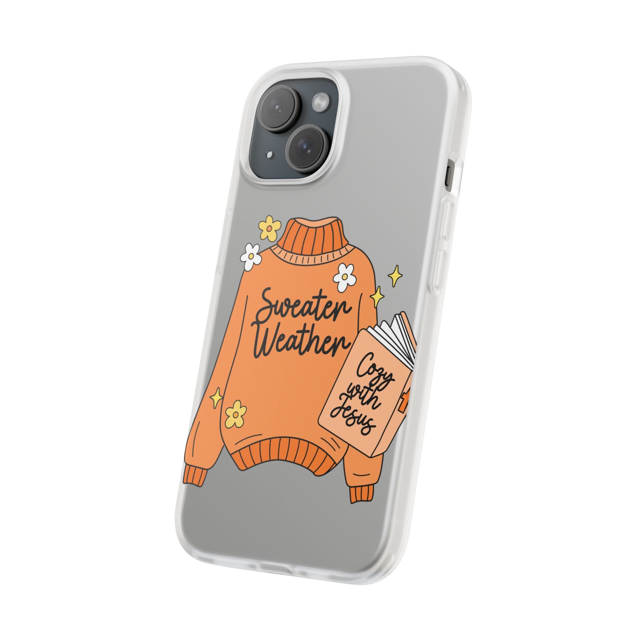 Sweater Weather Phone Case, Cozy Fall Accessories, Cute Autumn Vibes, Ideal Gift for Friends, Phone Cover for Seasonal Style