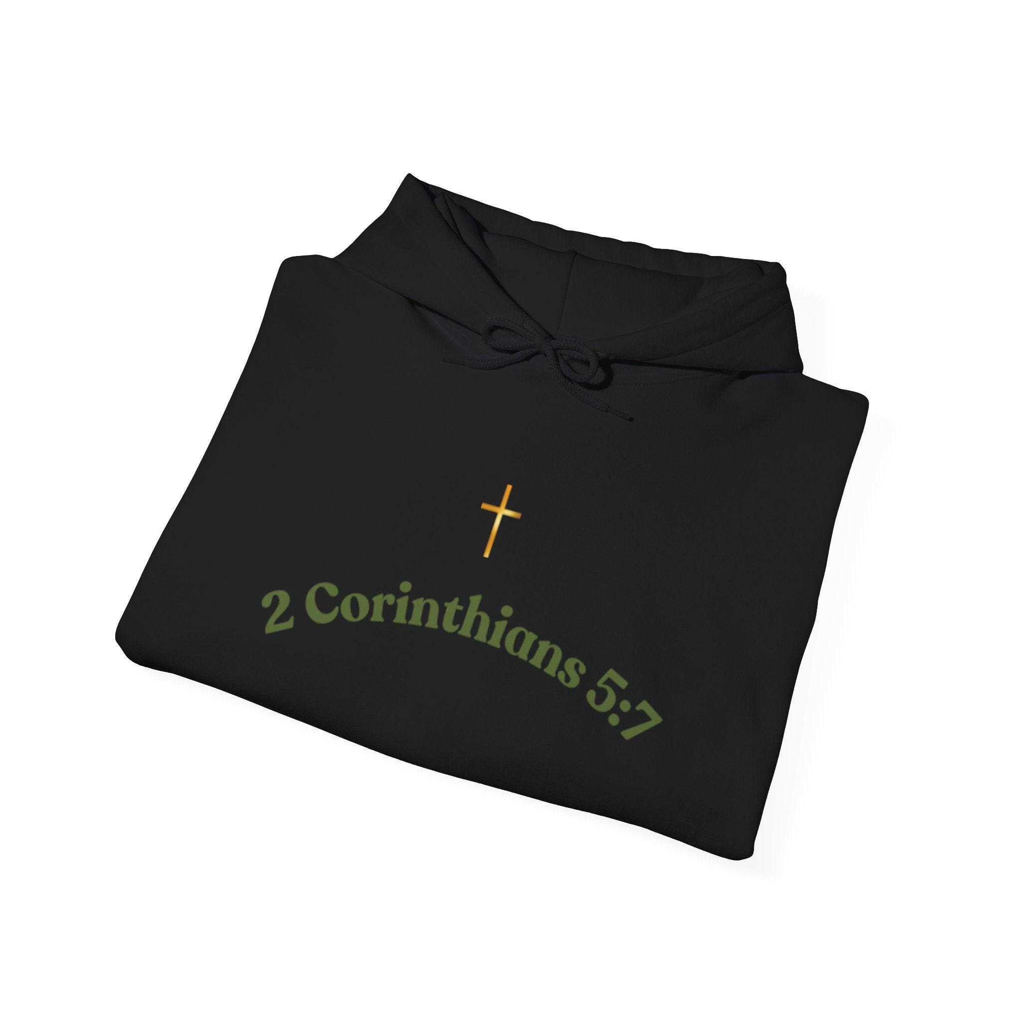 2 Corinthians 5:7 Hoodie x Faith~Based Sweatshirt