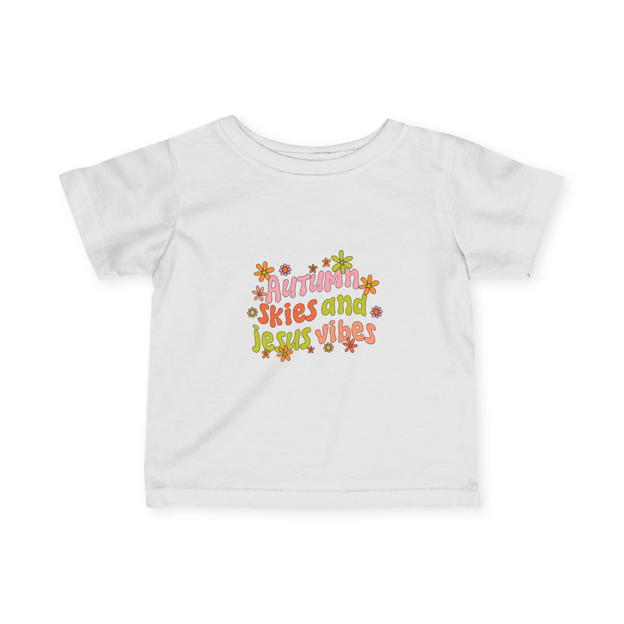 Autumn Vibes Infant Tee, Baby Shirt, Cute Fall Outfit, Toddler Clothing, Baby Shower Gift, Seasonal Baby Apparel