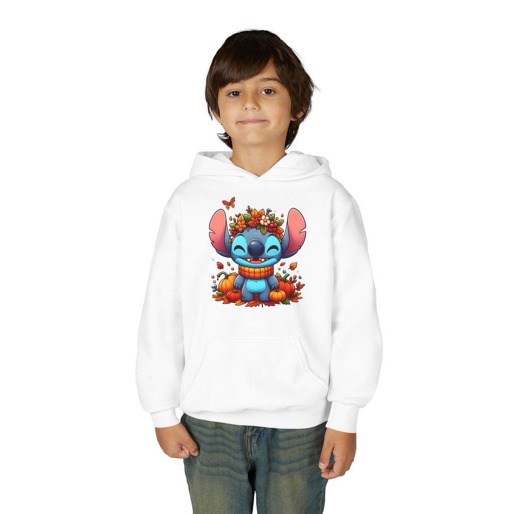 Cozy Youth Sweatshirt with Cute Floral Stitch Design, Great for Fall, Halloween, Gift for Kids, Fun and Stylish Hoodie, Comfort Wear [...]