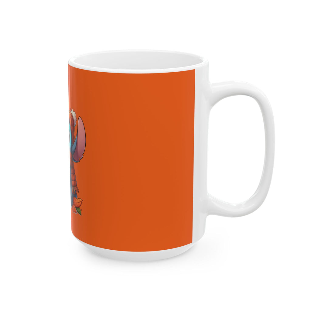Cute Autumn Vibes Ceramic Mug, Perfect for Coffee Lovers, Gifts for Friends, Seasonal Decor, Cozy Beverage Mug, Fun Fall Cup