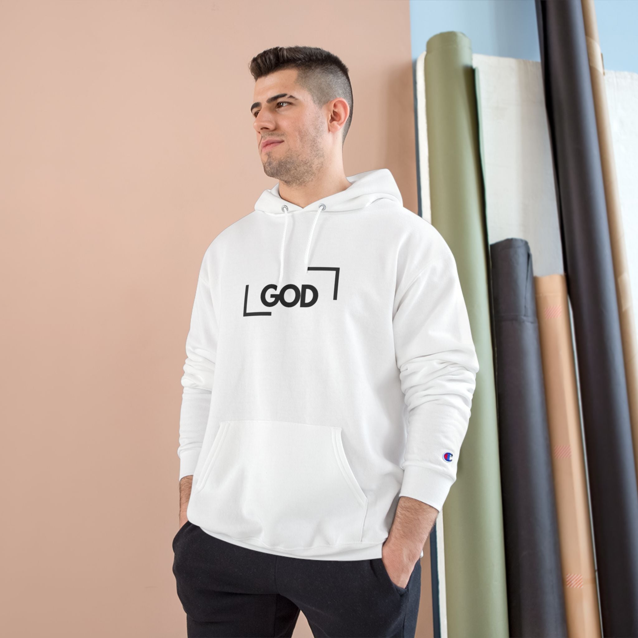 Faith Based Champion Hoodie — Christian Scripture Sweatshirt