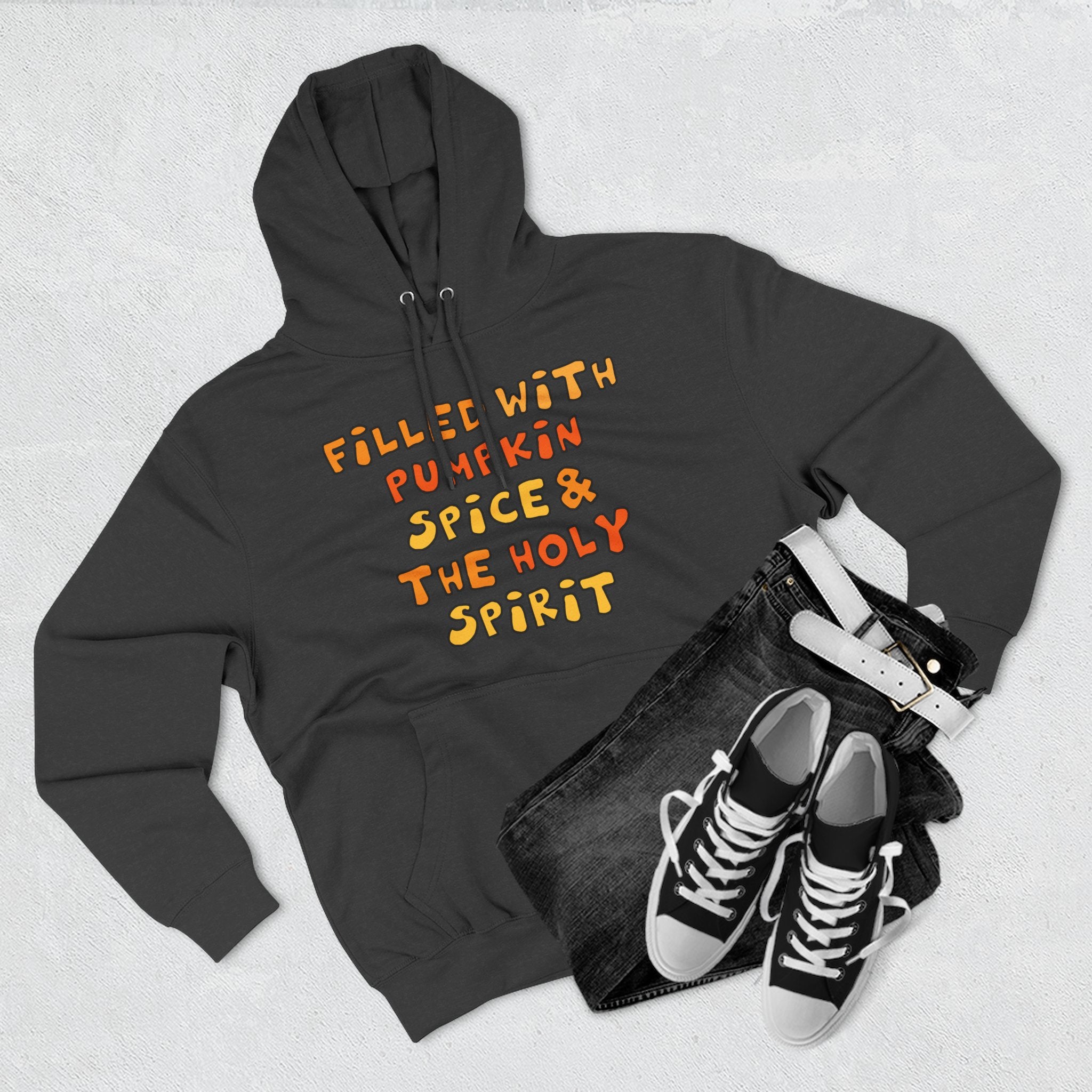Cozy Pumpkin Spice Hoodie, Autumn Sweatshirt