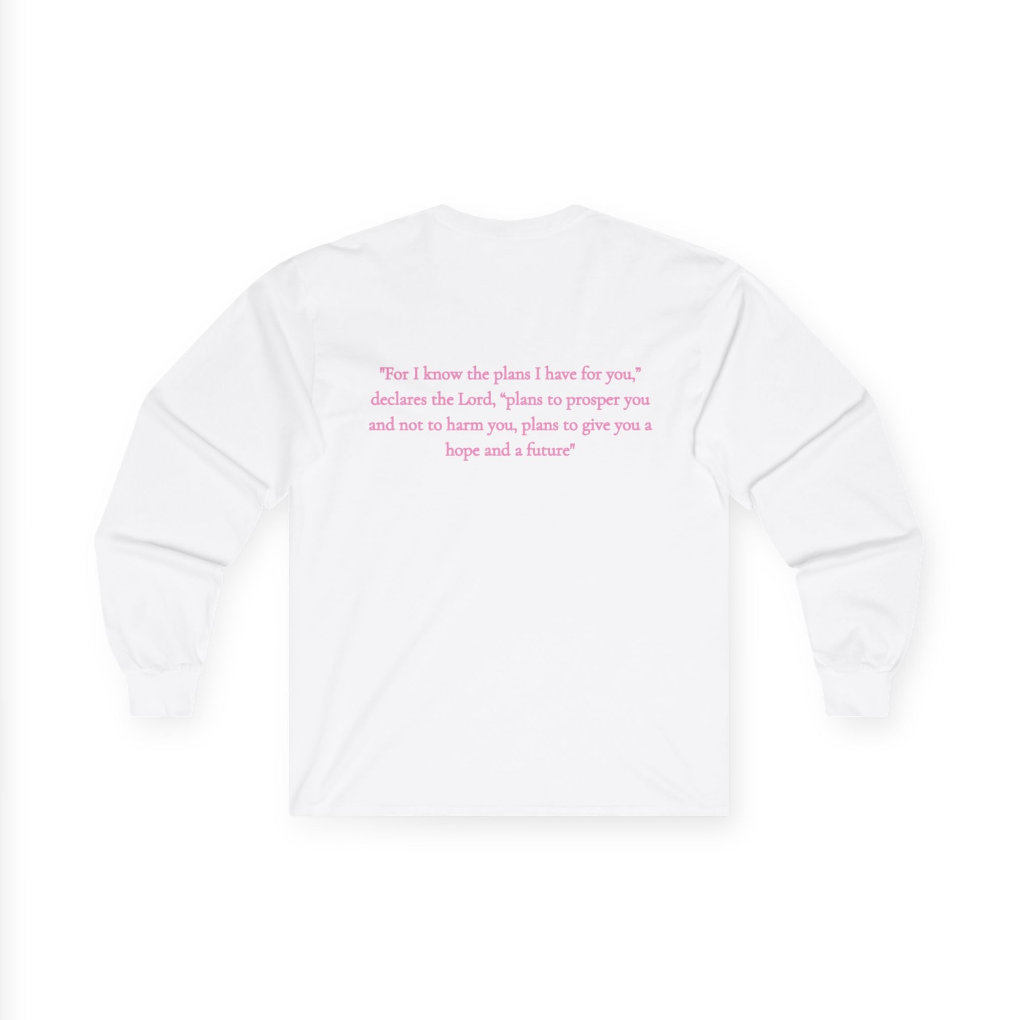 Jeremiah 29:11 Inspirational Long Sleeve Tee — Faith Scripture Apparel