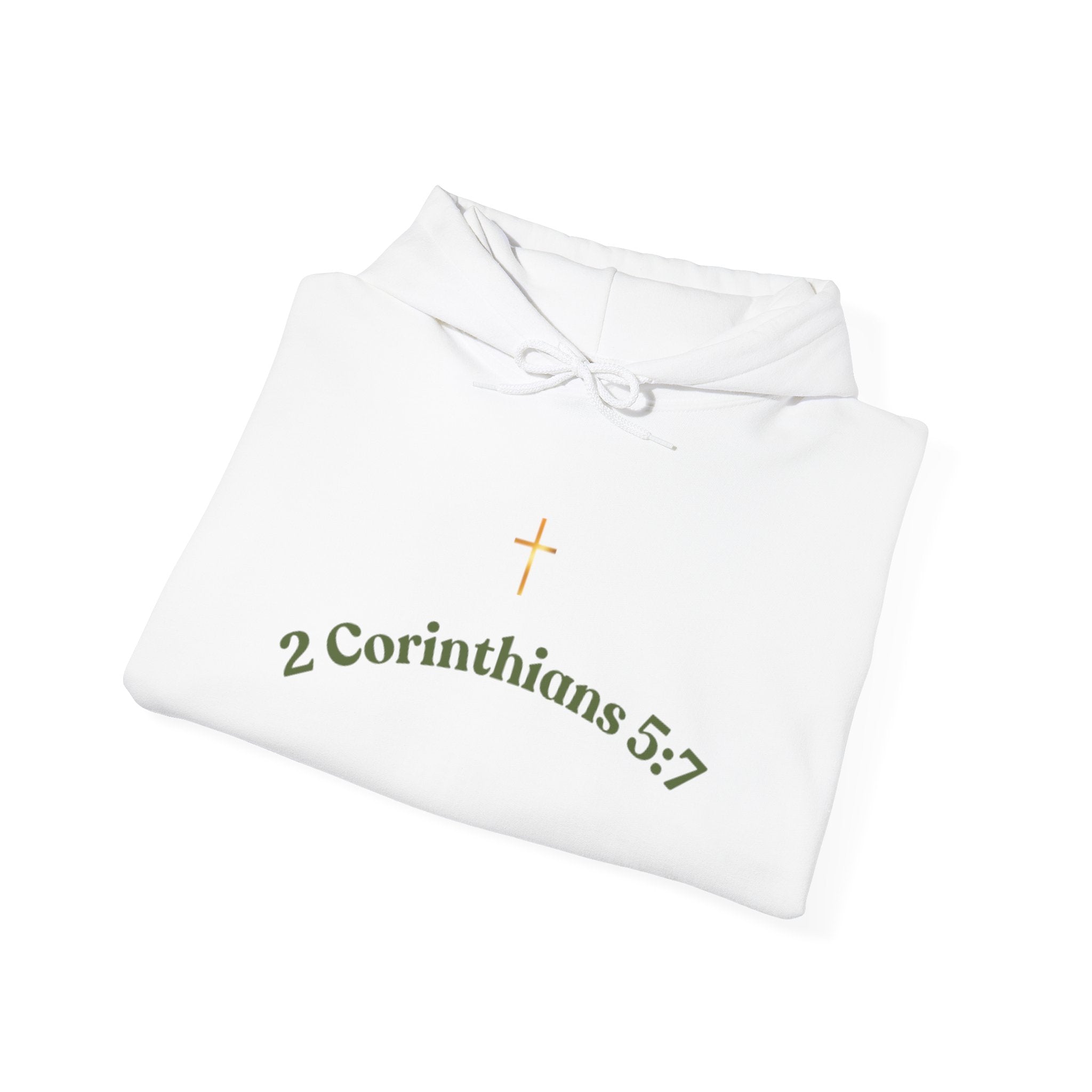 2 Corinthians 5:7 Hoodie x Faith~Based Sweatshirt