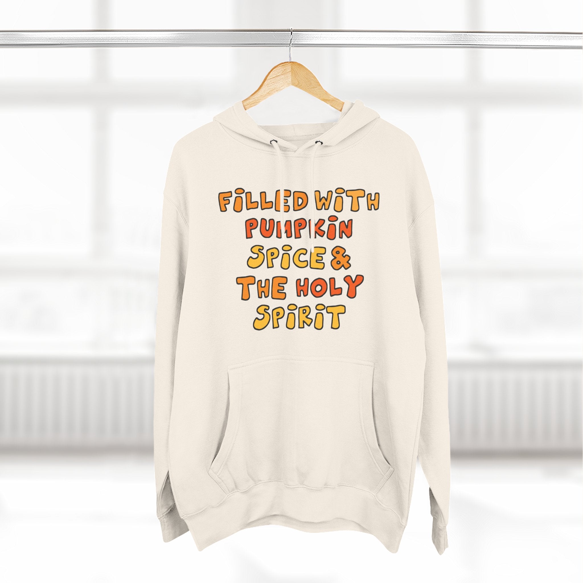 Cozy Pumpkin Spice Hoodie, Autumn Sweatshirt