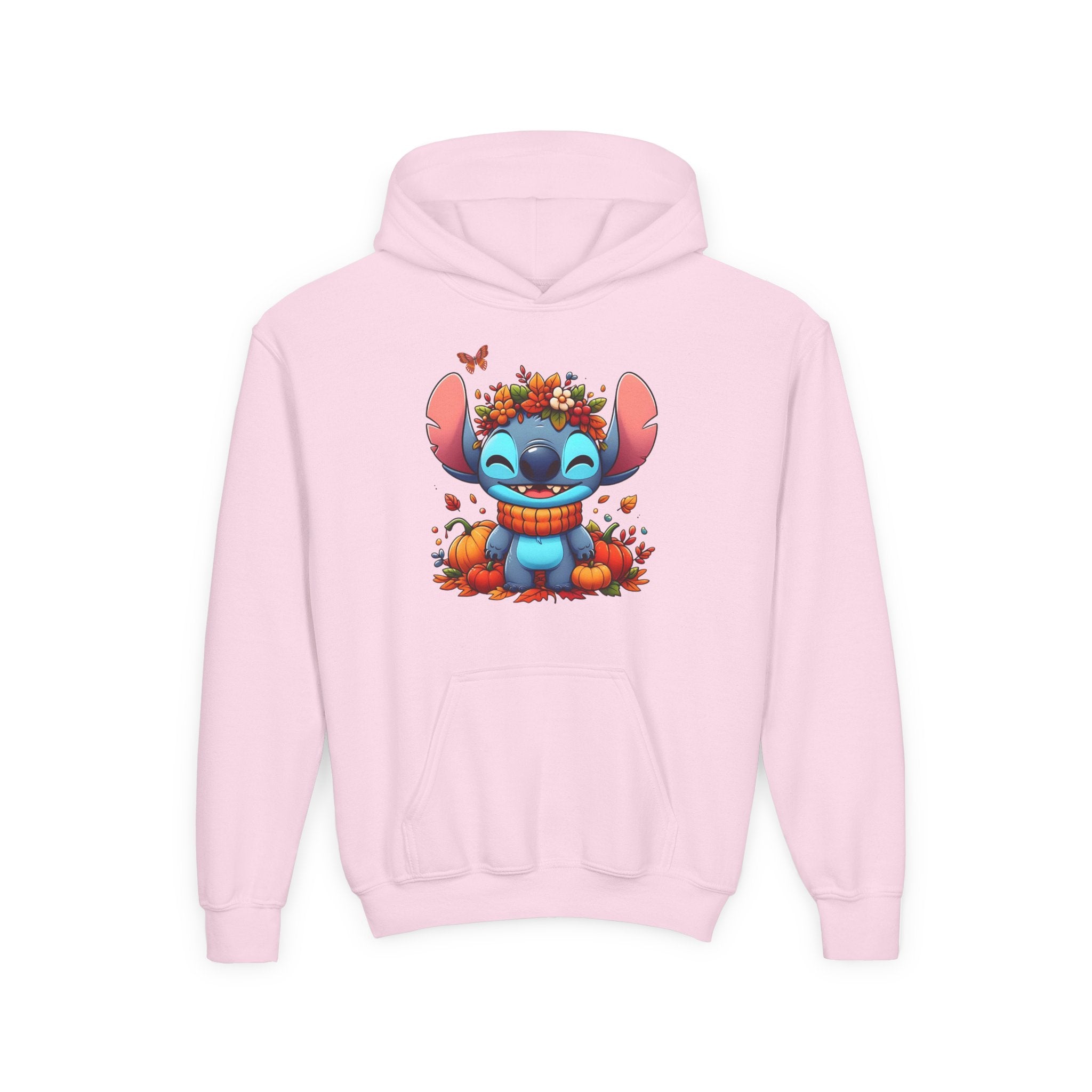 Cozy Youth Sweatshirt with Cute Floral Stitch Design, Great for Fall, Halloween, Gift for Kids, Fun and Stylish Hoodie, Comfort Wear [...]