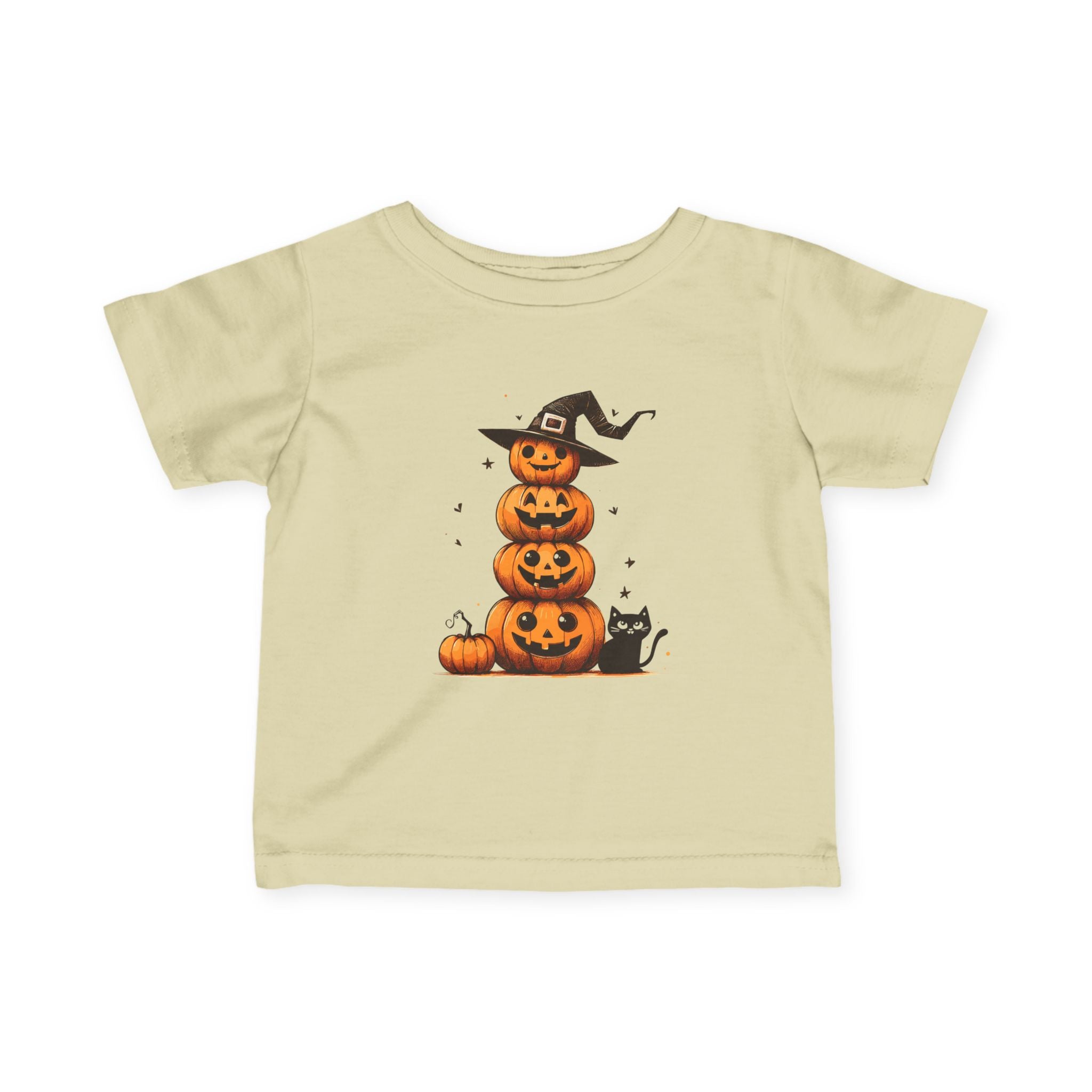 Halloween Pumpkin Infant Tee, Cute Baby Shirt, Toddler Halloween Outfit, Fall Apparel, Baby Costume Tee