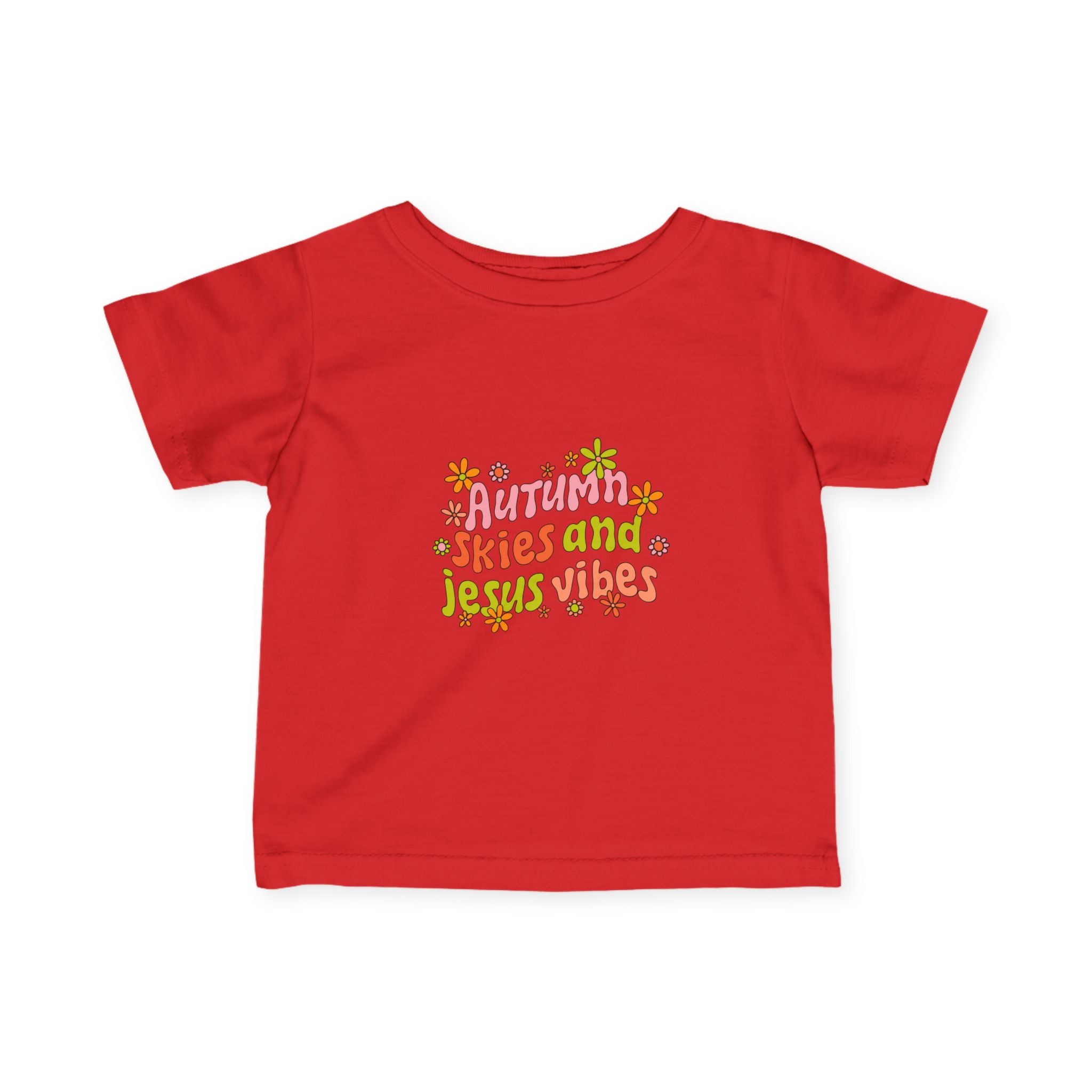 Autumn Vibes Infant Tee, Baby Shirt, Cute Fall Outfit, Toddler Clothing, Baby Shower Gift, Seasonal Baby Apparel