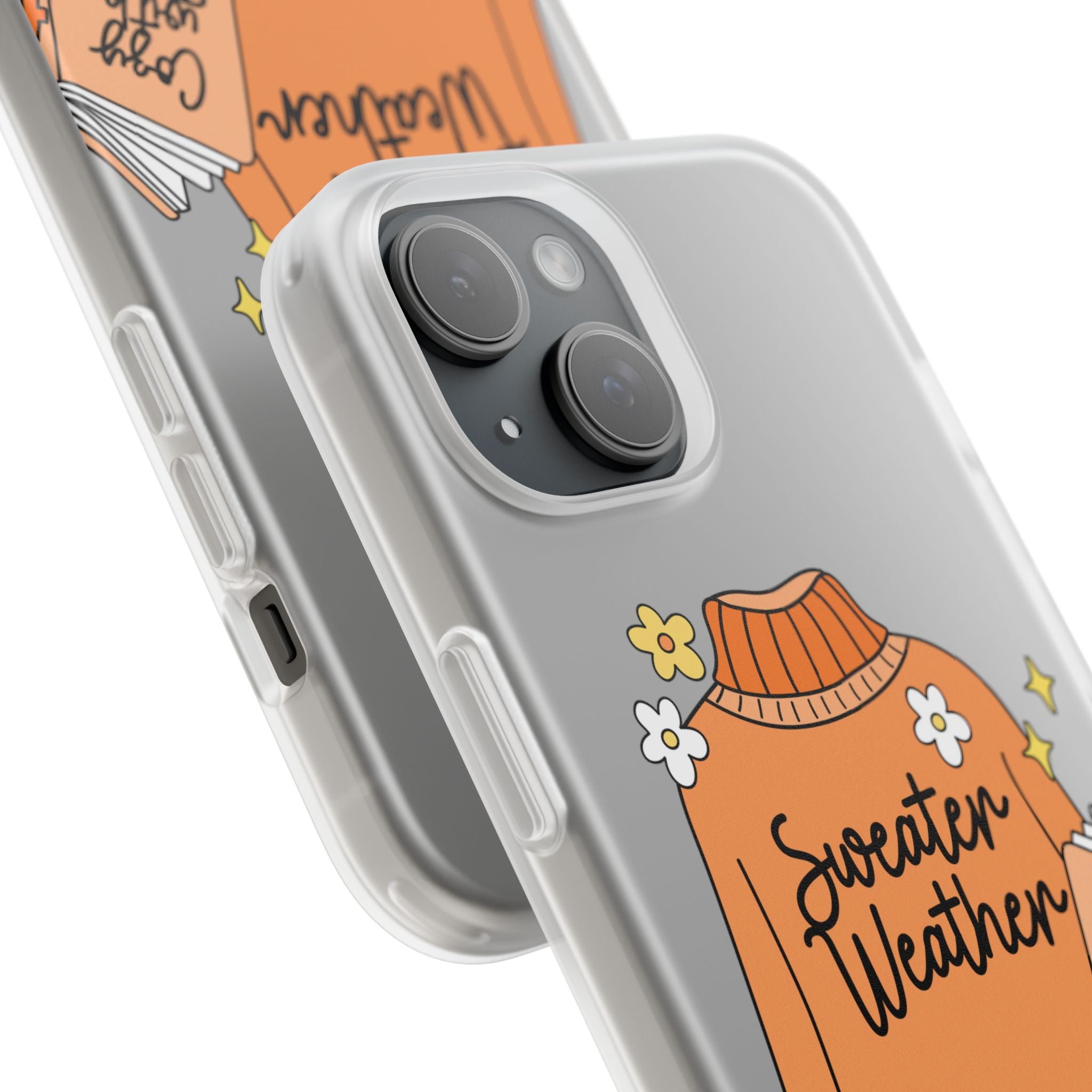 Sweater Weather Phone Case, Cozy Fall Accessories, Cute Autumn Vibes, Ideal Gift for Friends, Phone Cover for Seasonal Style