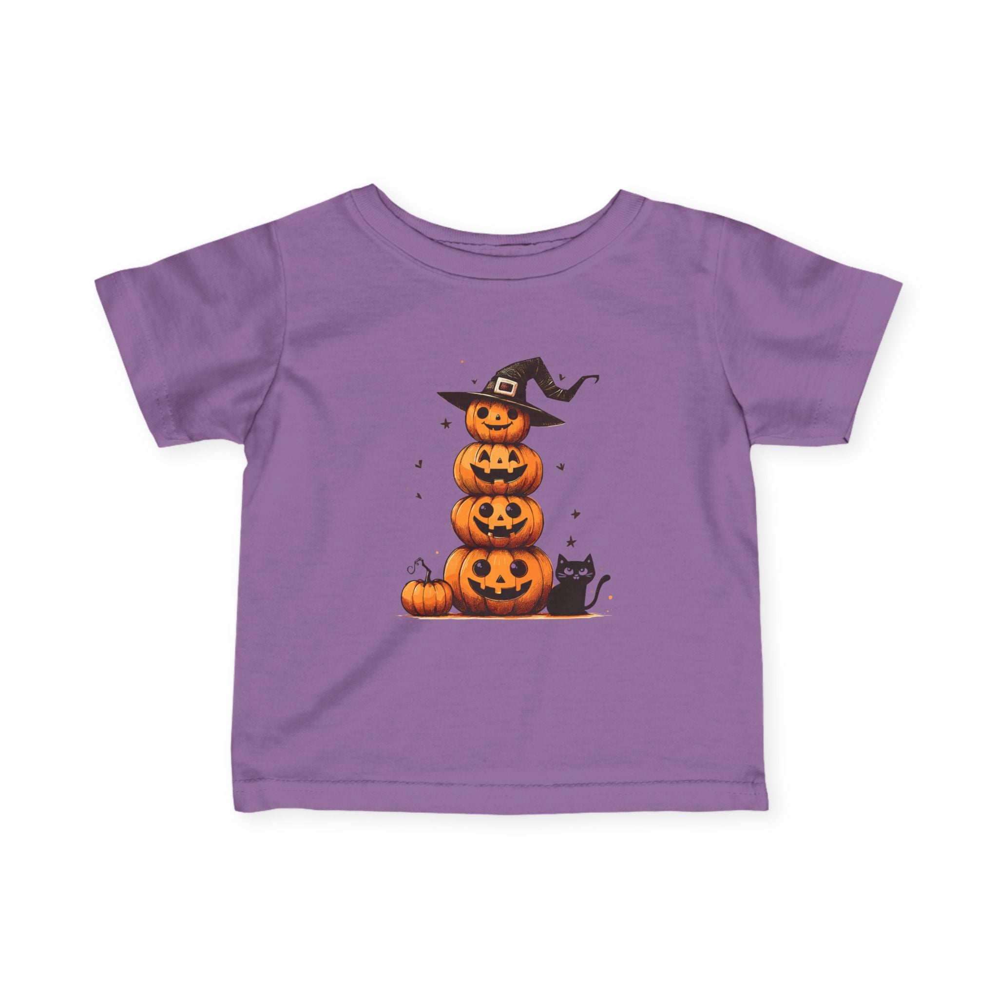 Halloween Pumpkin Infant Tee, Cute Baby Shirt, Toddler Halloween Outfit, Fall Apparel, Baby Costume Tee
