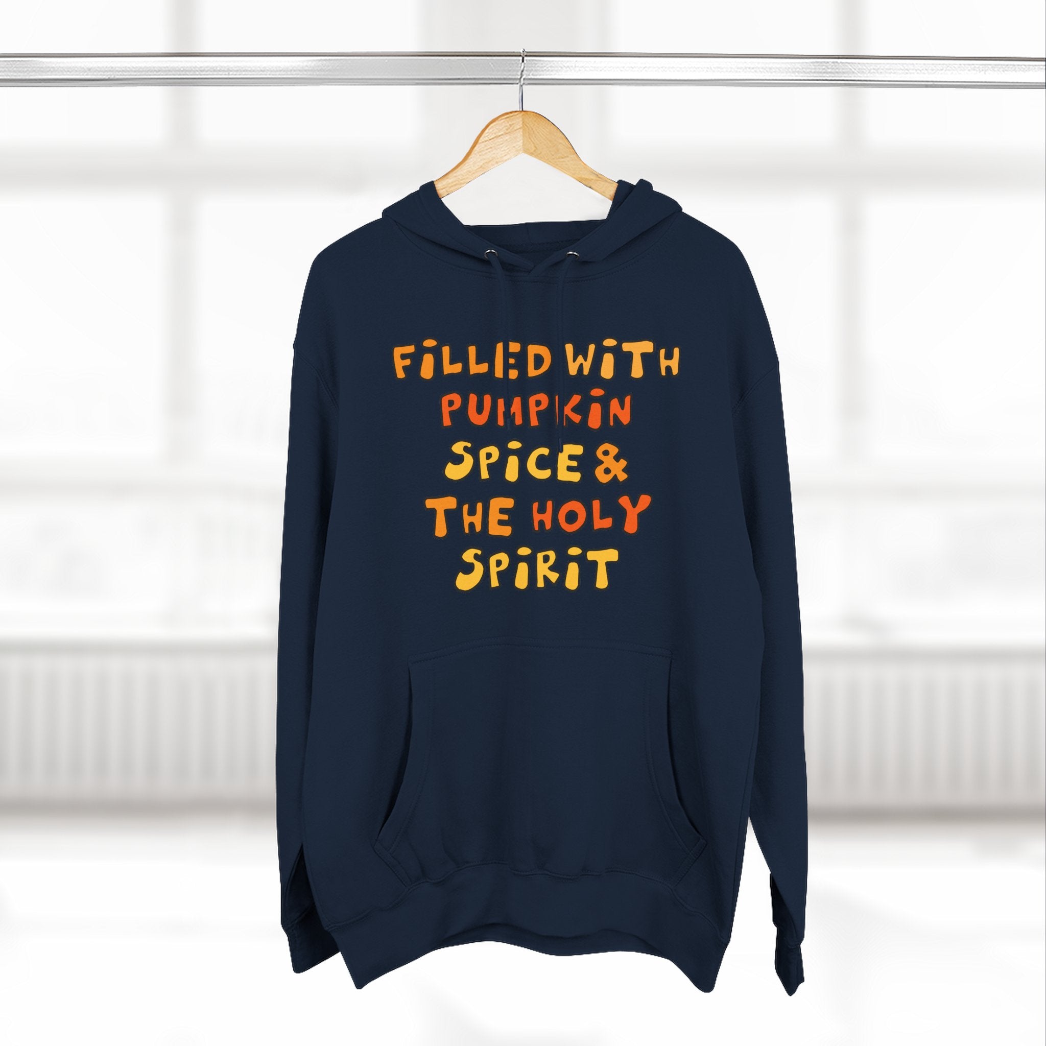 Cozy Pumpkin Spice Hoodie, Autumn Sweatshirt