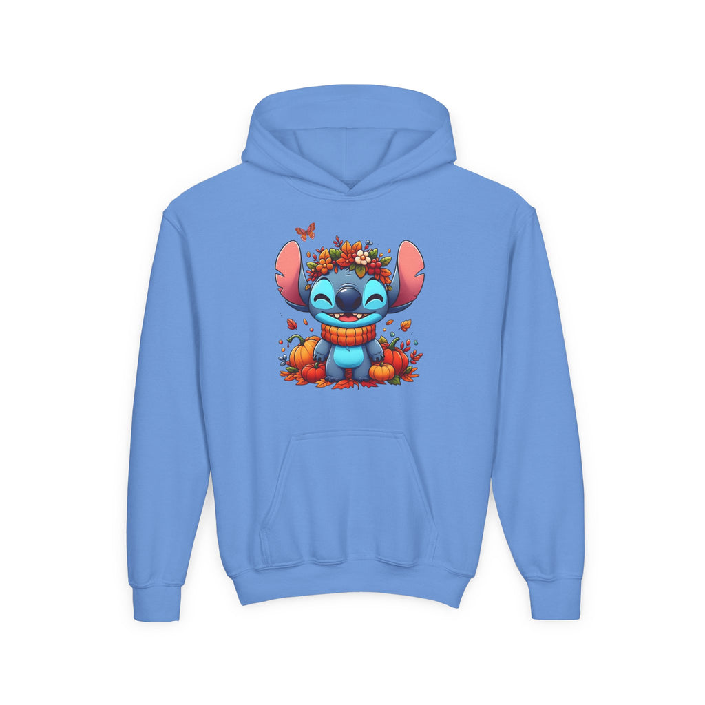 Cozy Youth Sweatshirt with Cute Floral Stitch Design, Great for Fall, Halloween, Gift for Kids, Fun and Stylish Hoodie, Comfort Wear [...]