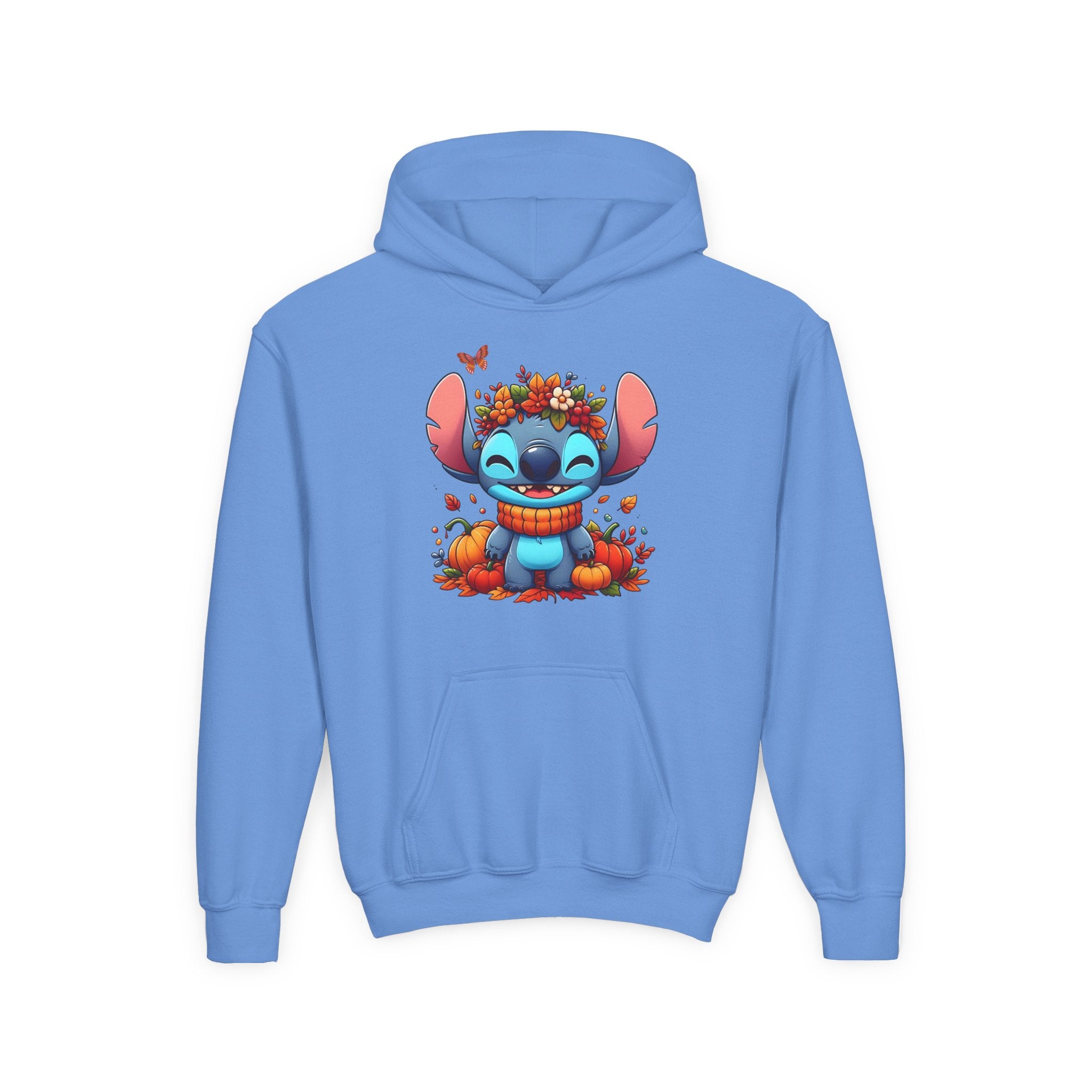 Cozy Youth Sweatshirt with Cute Floral Stitch Design, Great for Fall, Halloween, Gift for Kids, Fun and Stylish Hoodie, Comfort Wear [...]