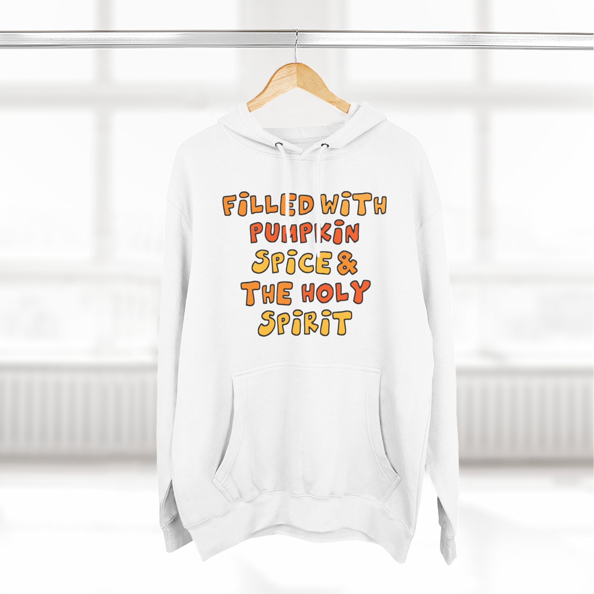 Cozy Pumpkin Spice Hoodie, Autumn Sweatshirt