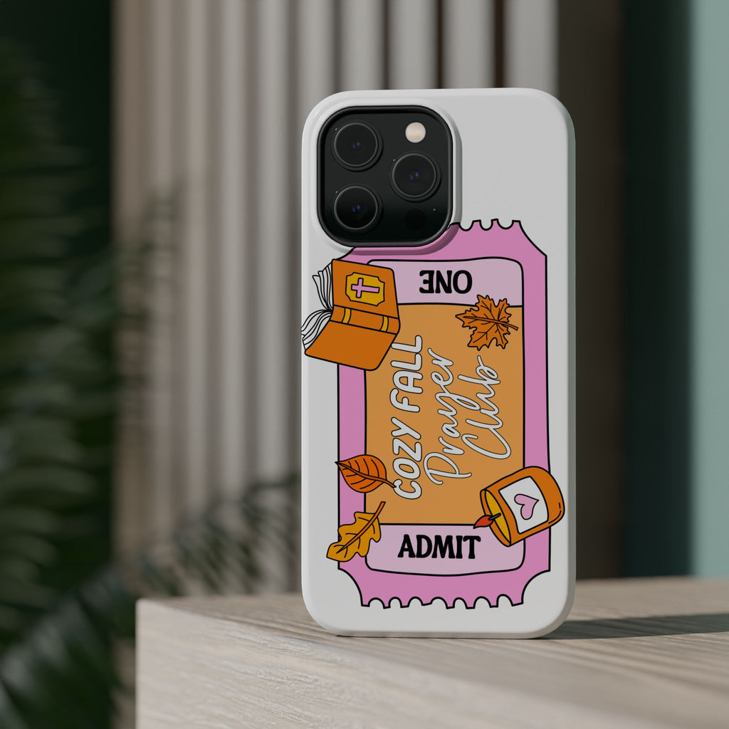 Cozy Fall Phone Case, Autumn Phone Cover, Cute Magnetic Case, Impact-Resistant, Fall Aesthetic Accessories