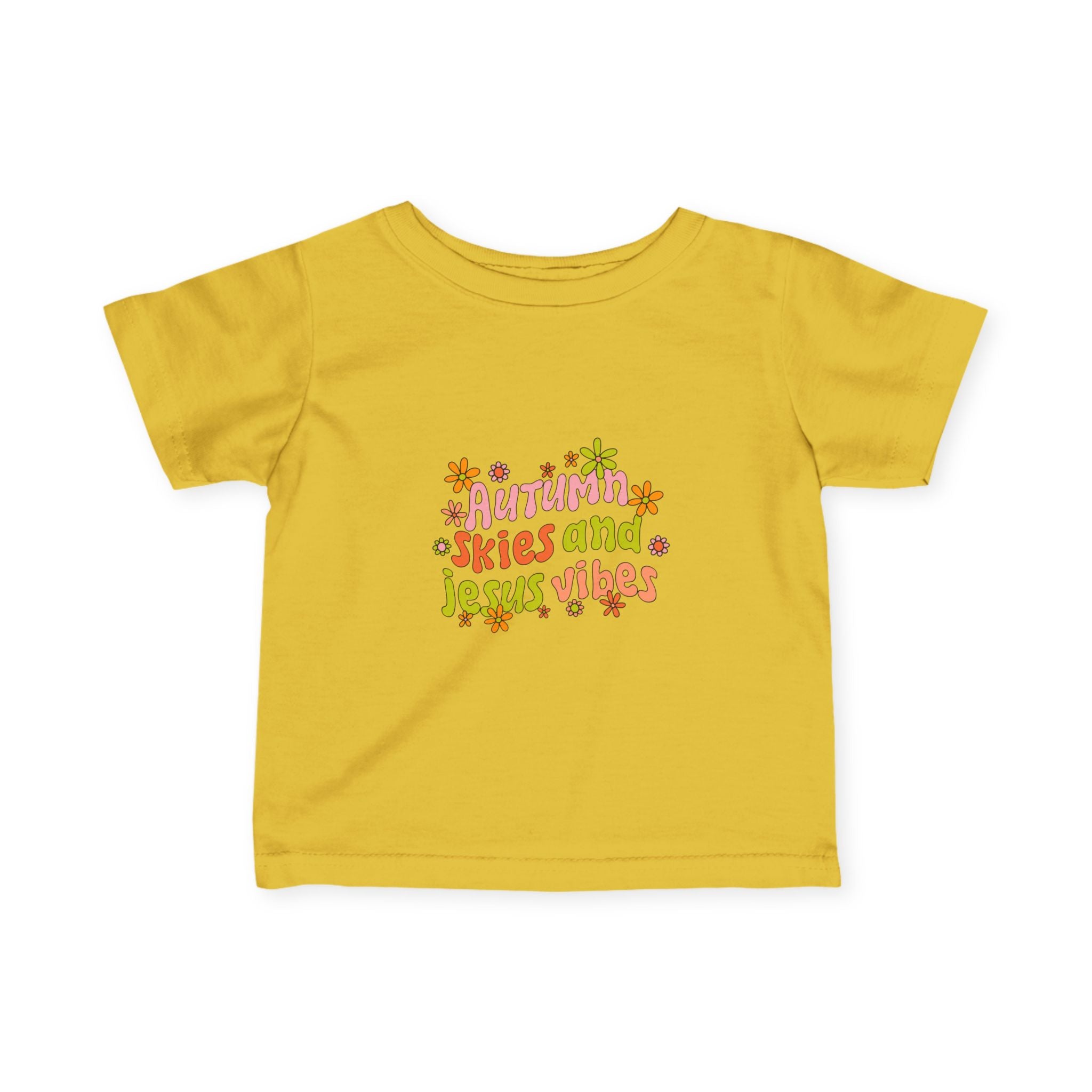 Autumn Vibes Infant Tee, Baby Shirt, Cute Fall Outfit, Toddler Clothing, Baby Shower Gift, Seasonal Baby Apparel