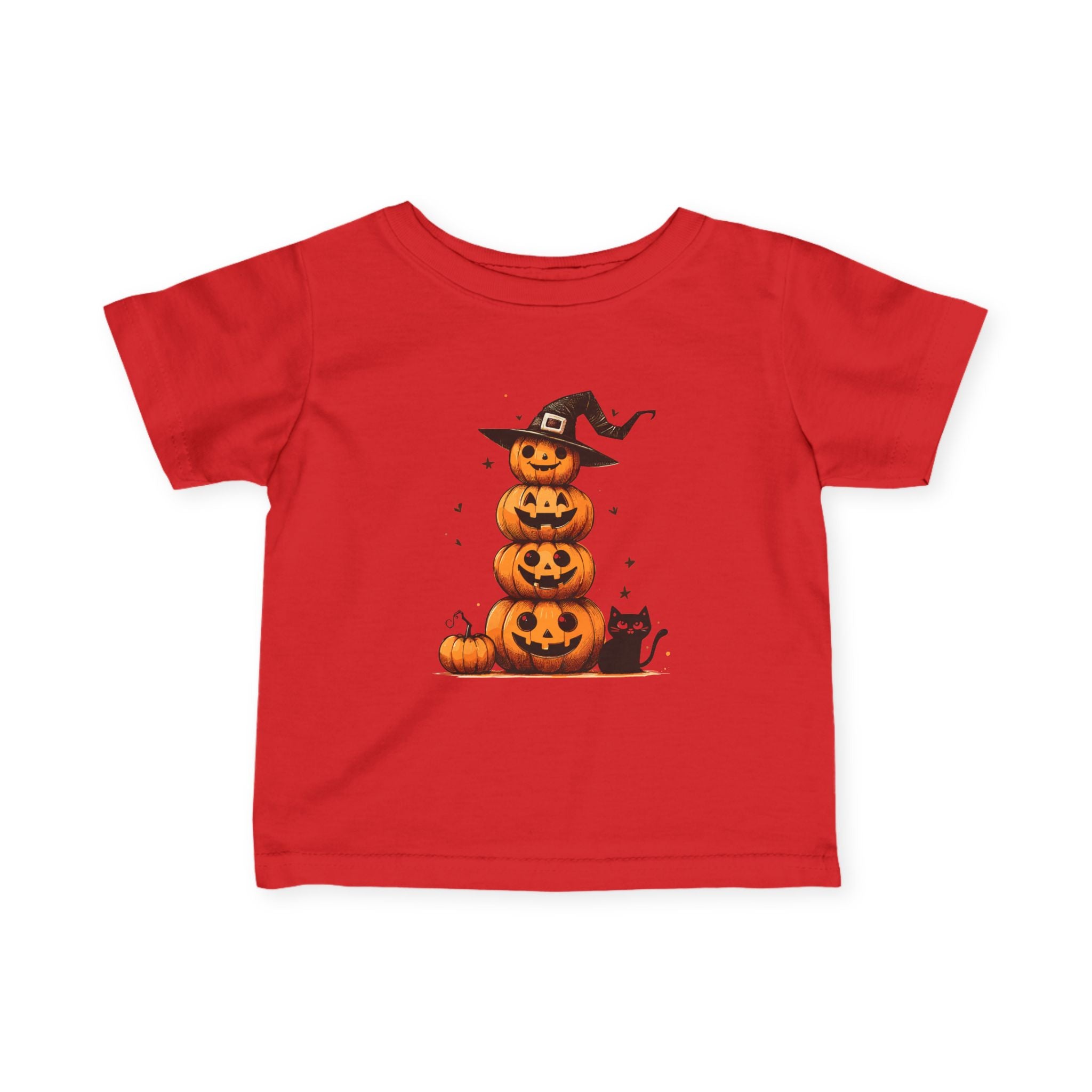 Halloween Pumpkin Infant Tee, Cute Baby Shirt, Toddler Halloween Outfit, Fall Apparel, Baby Costume Tee