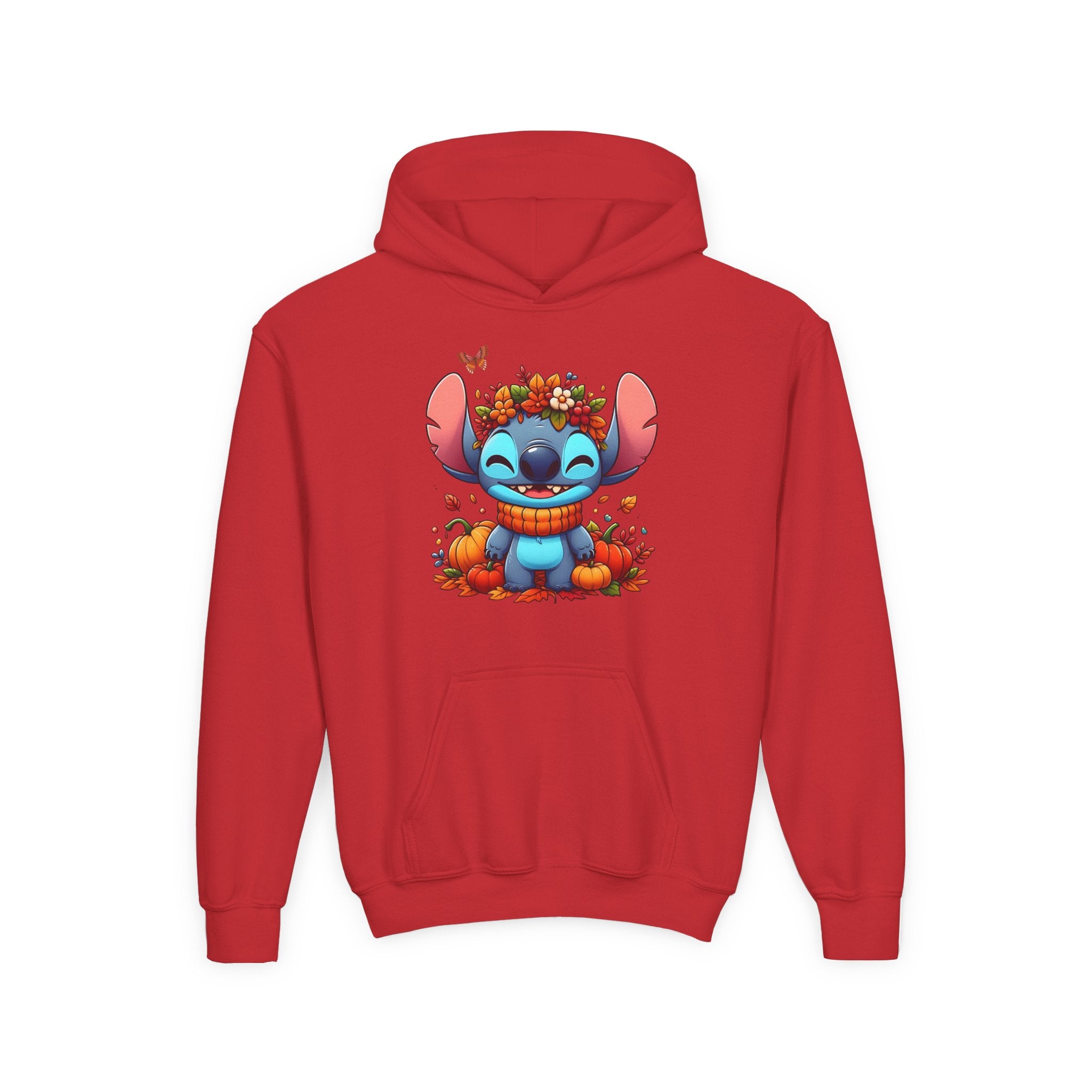 Cozy Youth Sweatshirt with Cute Floral Stitch Design, Great for Fall, Halloween, Gift for Kids, Fun and Stylish Hoodie, Comfort Wear [...]