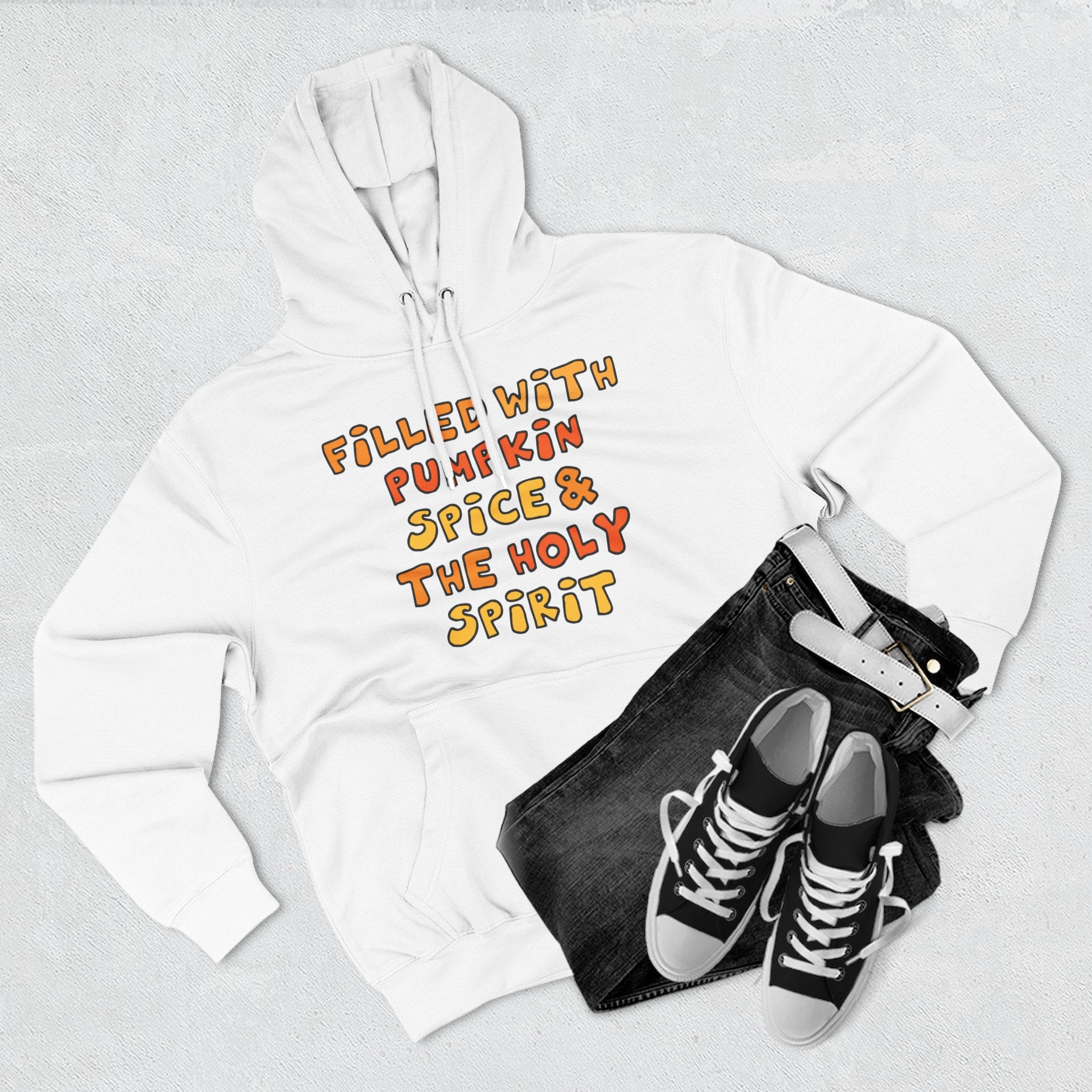 Cozy Pumpkin Spice Hoodie, Autumn Sweatshirt