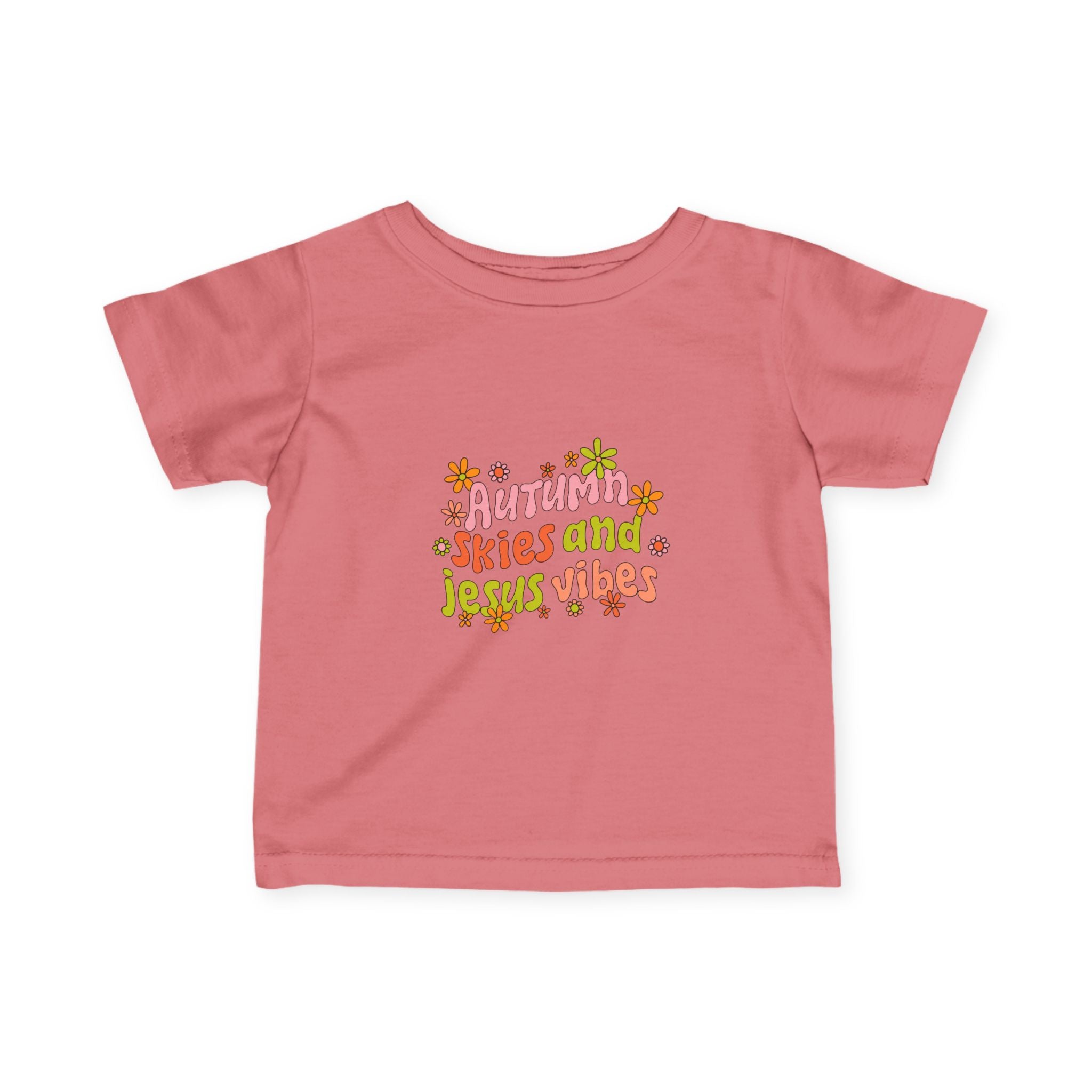 Autumn Vibes Infant Tee, Baby Shirt, Cute Fall Outfit, Toddler Clothing, Baby Shower Gift, Seasonal Baby Apparel